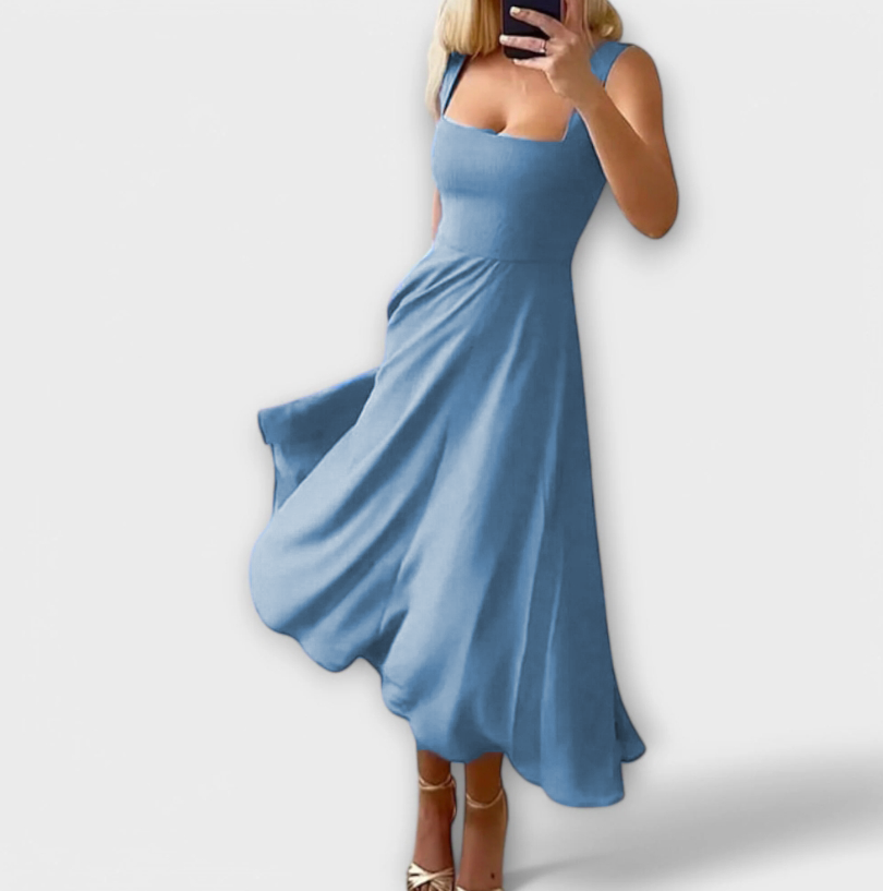 Elegant mouwloos kleedje