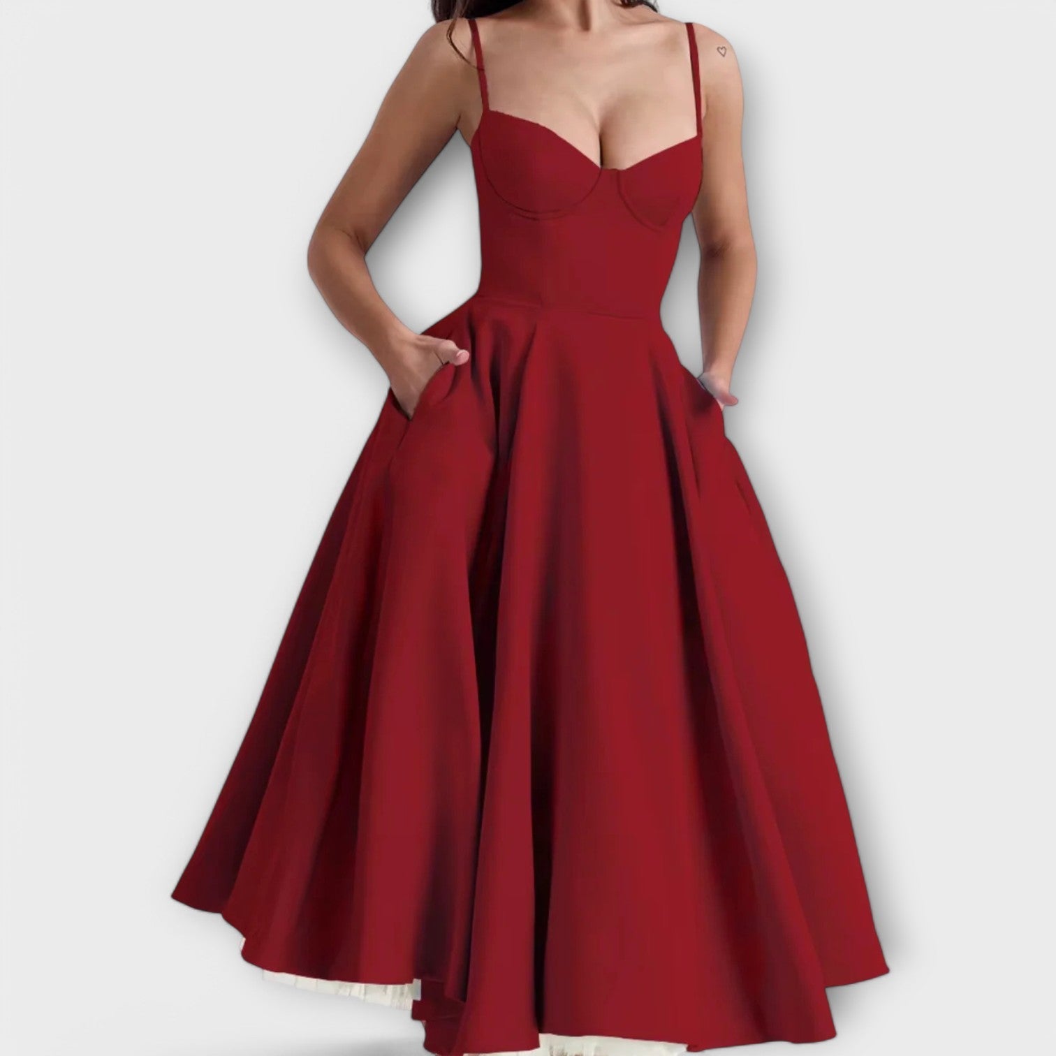 Mélie – Lichte zomerjurk met korsetdetail