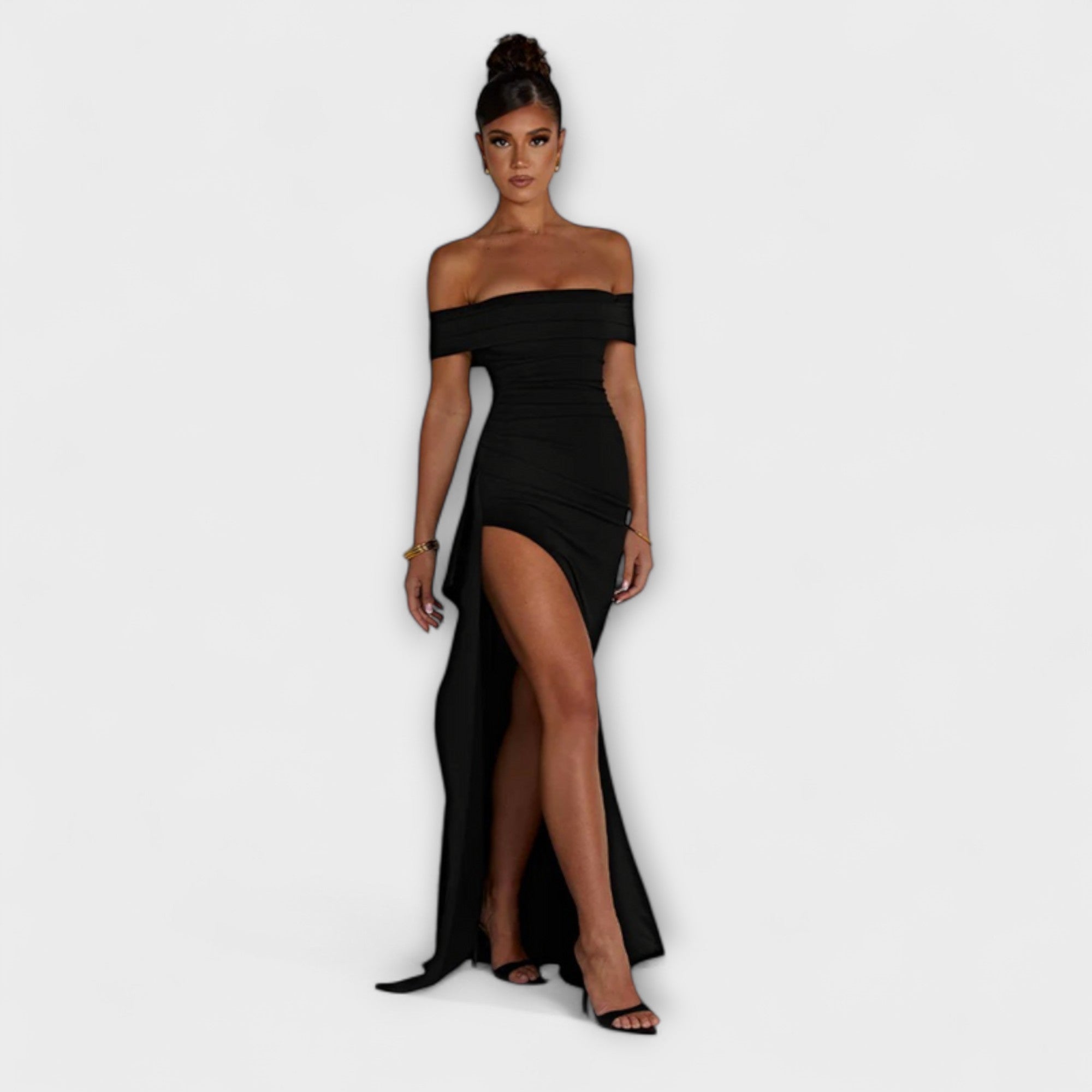 Gretchen - Gebeeldhouwde maxi-jurk