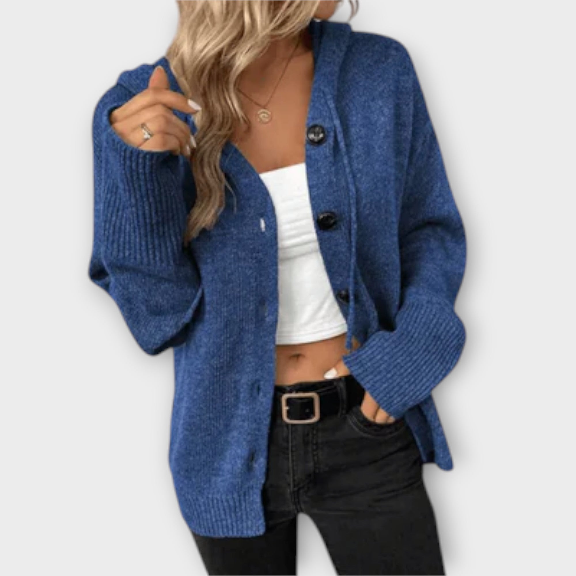 Brittan - Vest met knopen