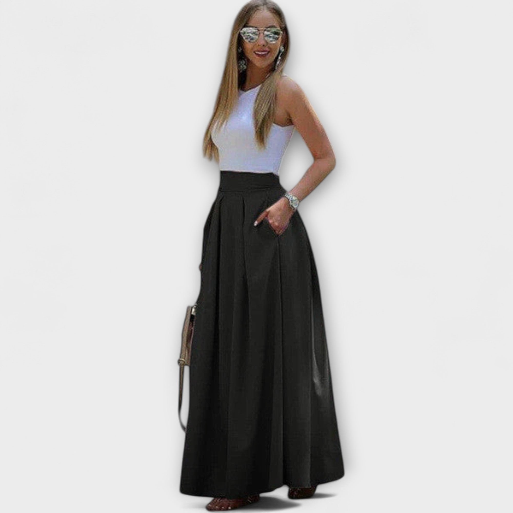Tzafira - Elegante maxi-rok met hoge taille