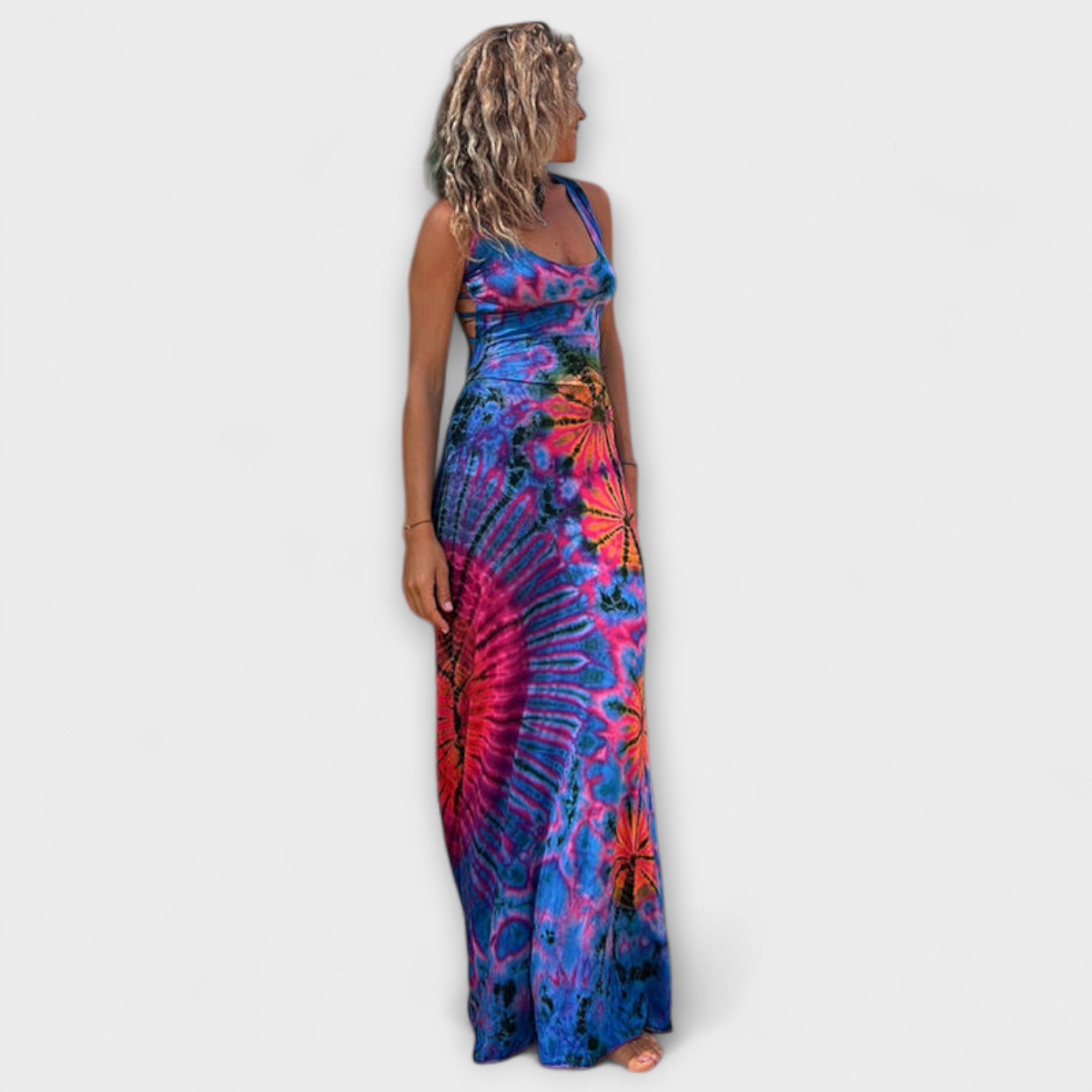 Ronja – Maxikleid mit Batik-Print La Bamba