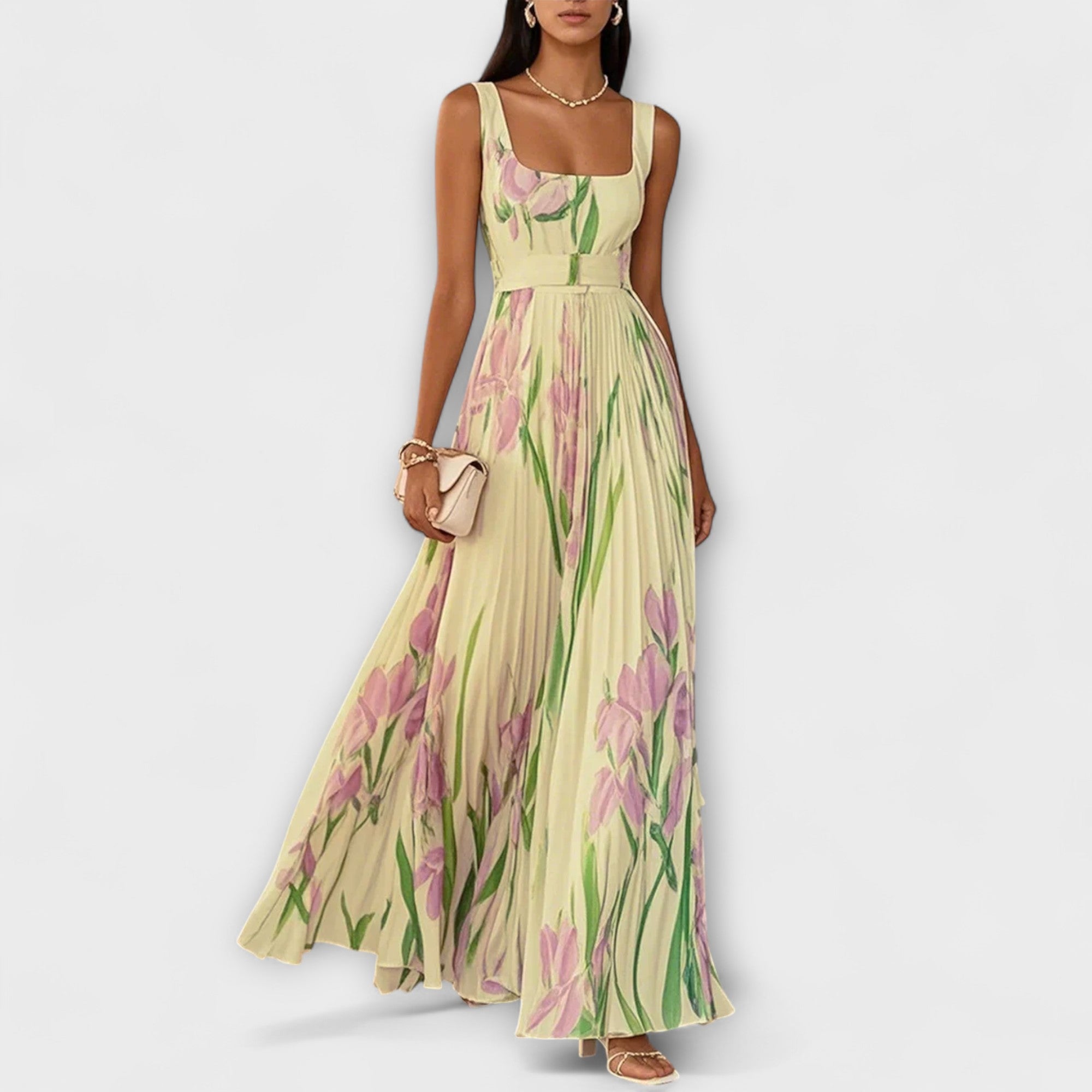 Penélope - Chiffon maxi-jurk