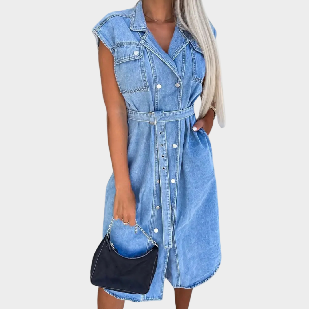 Dagelijks denim jurkje