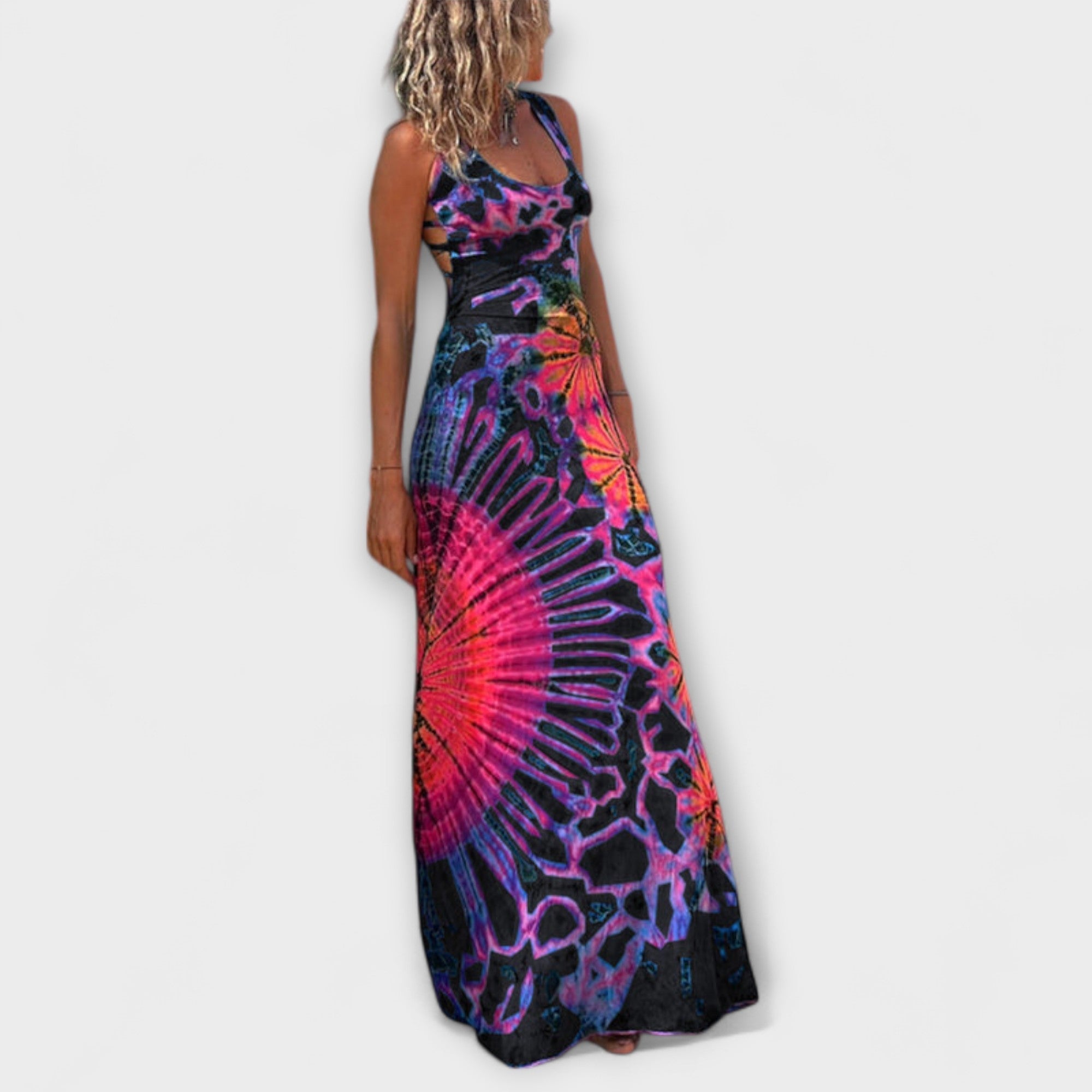Ronja – Maxikleid mit Batik-Print La Bamba