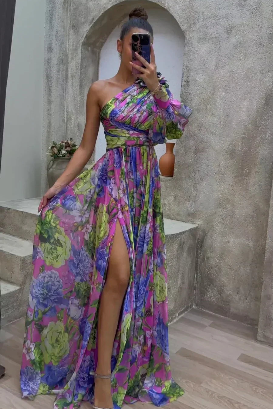 Whitney - Elegante en vloeiende jurk