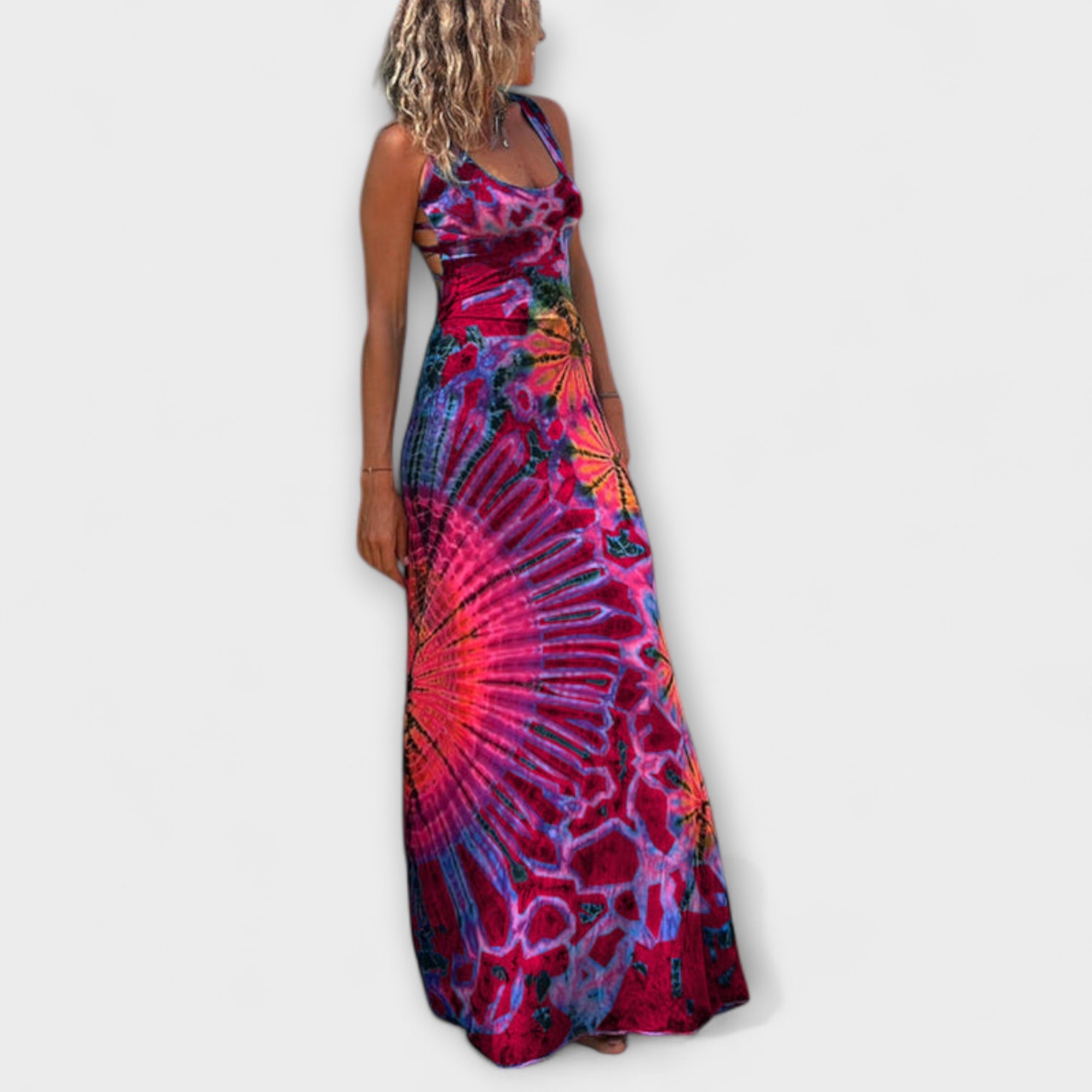 Ronja – Maxikleid mit Batik-Print La Bamba