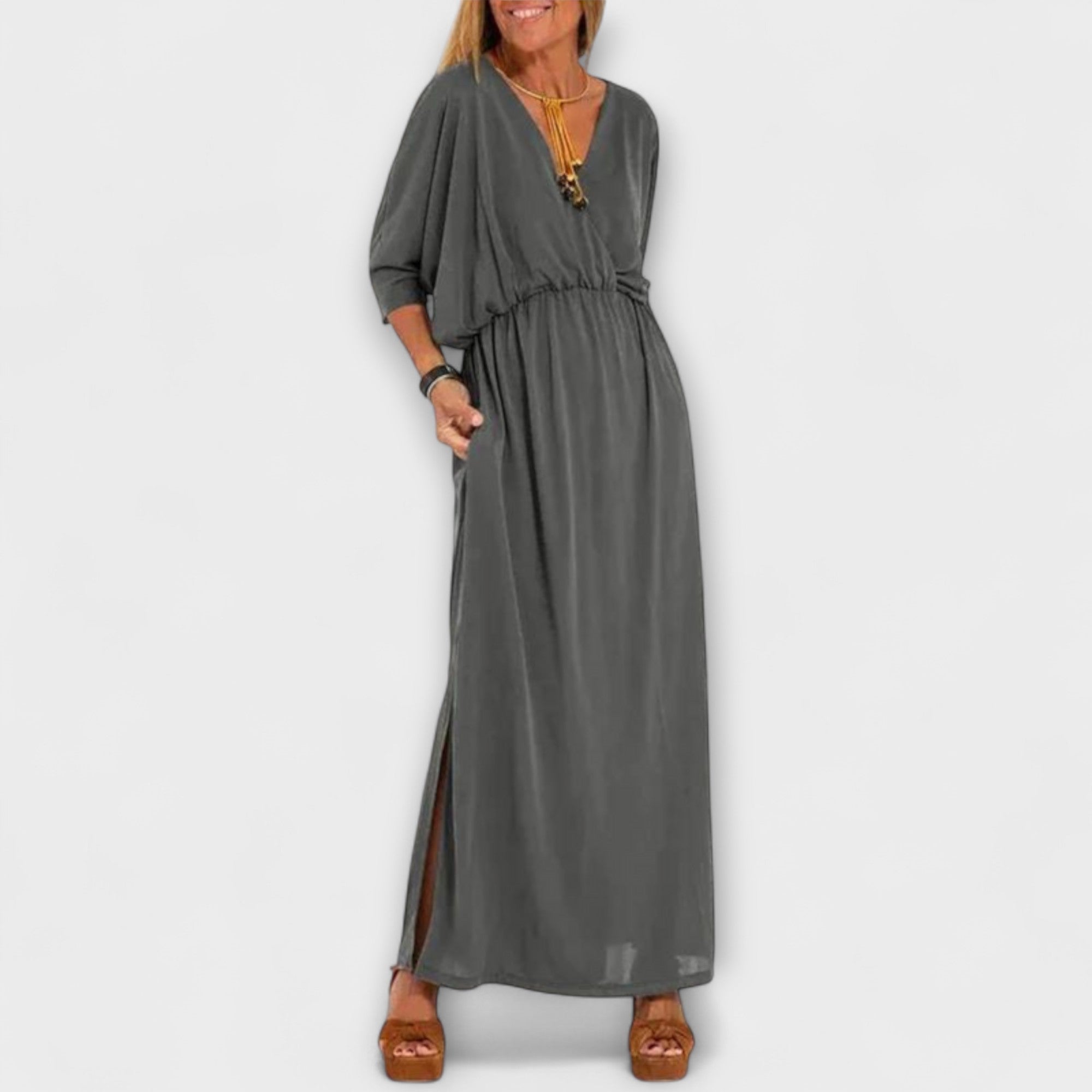 Lani - Retro maxi-jurk