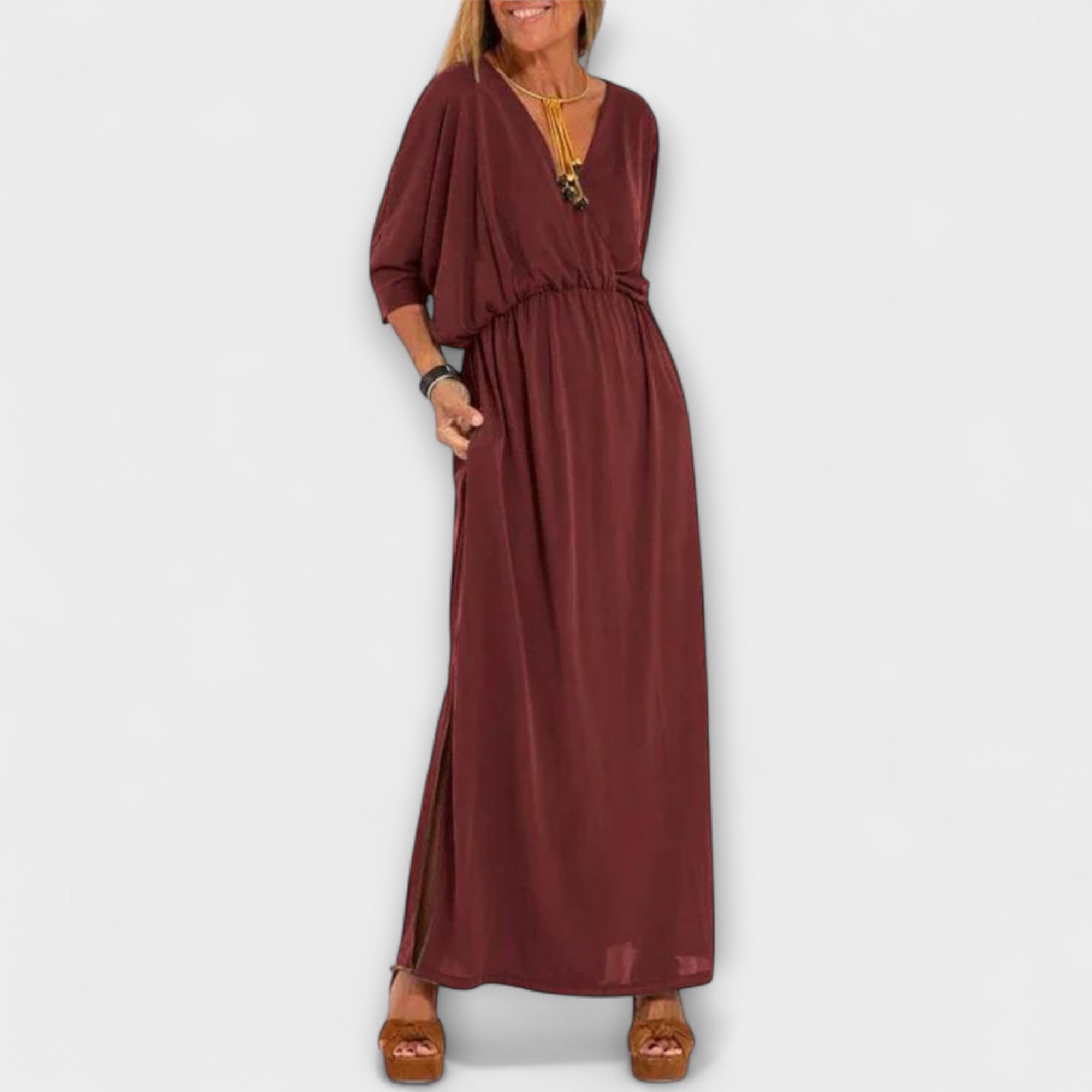 Lani - Retro maxi-jurk