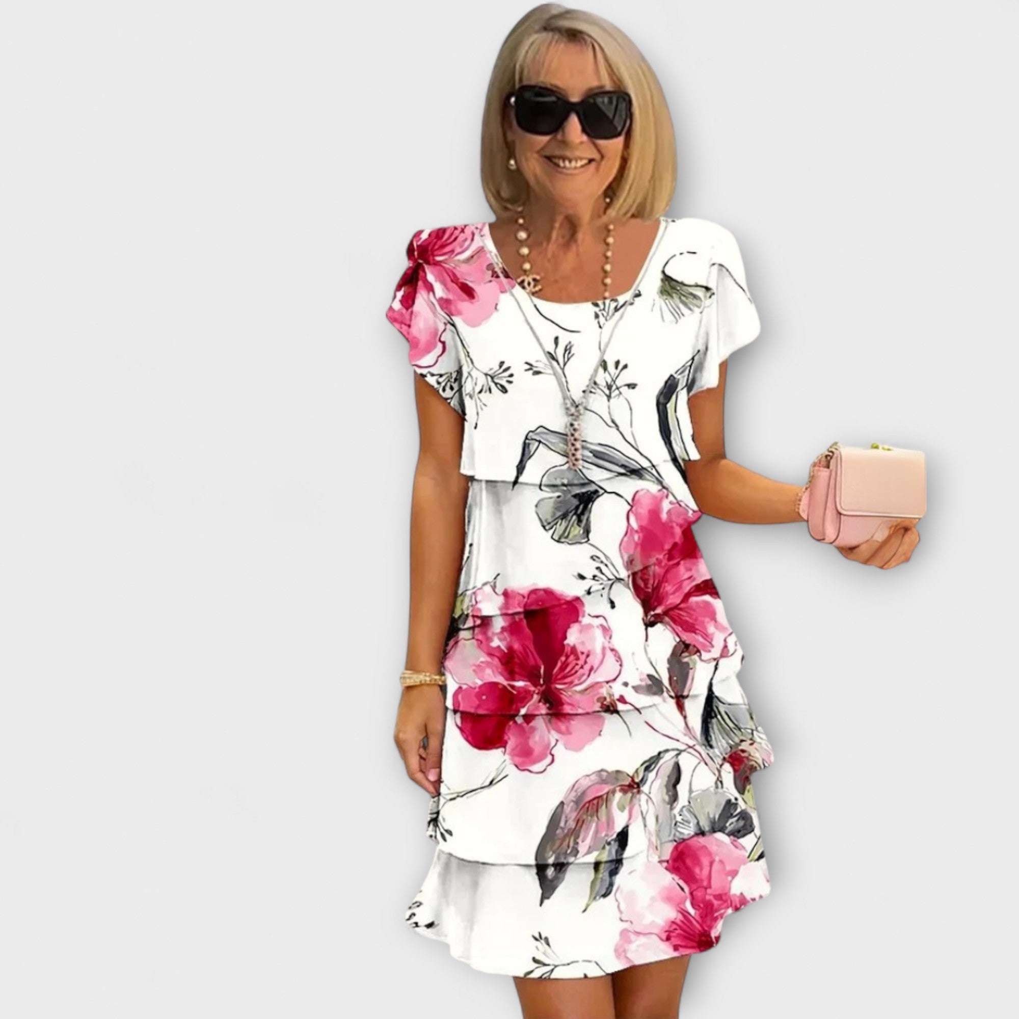 Lillian - Elegante bloemenjurk