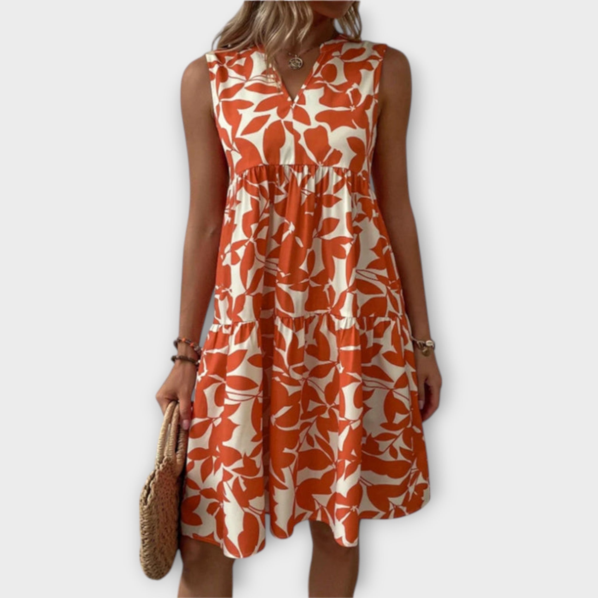 Tasha - Fließendes Blumenkleid