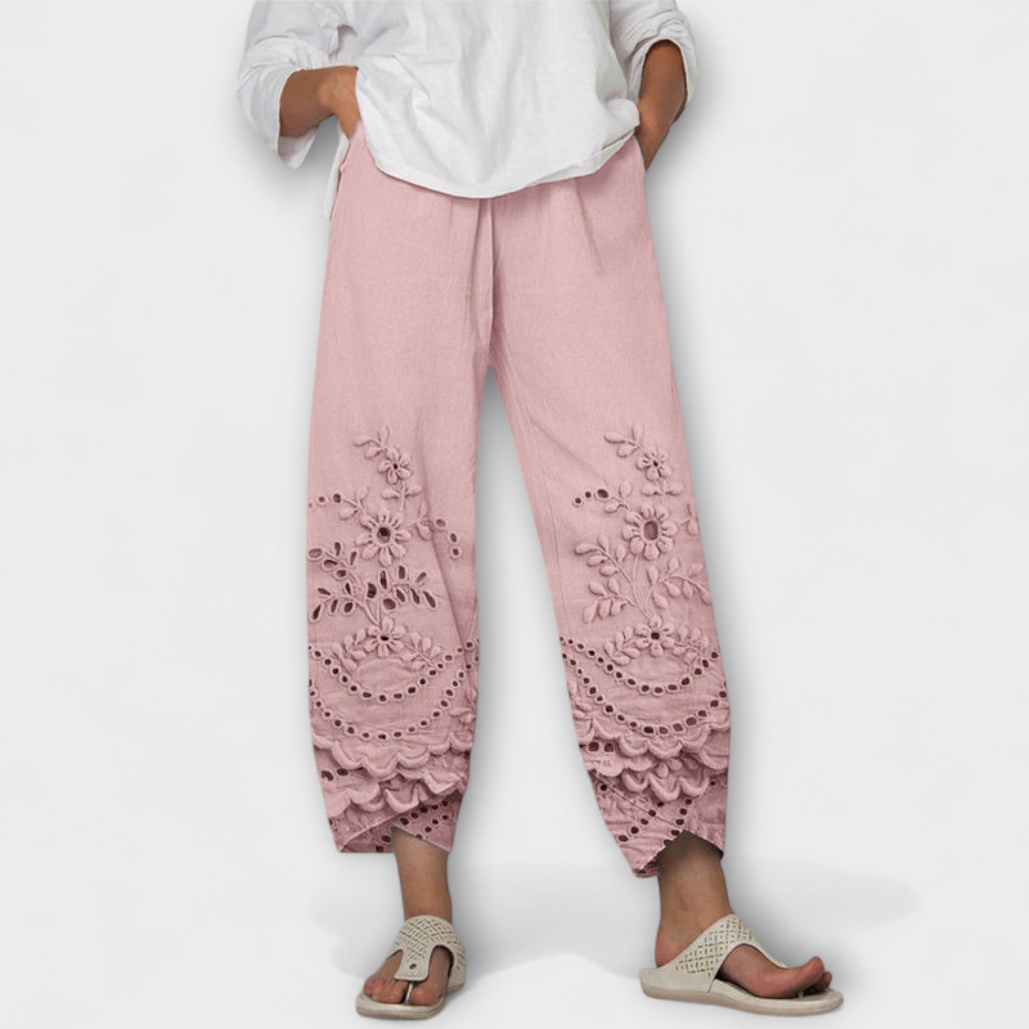Chloe – Elegante Print Kantenbroek