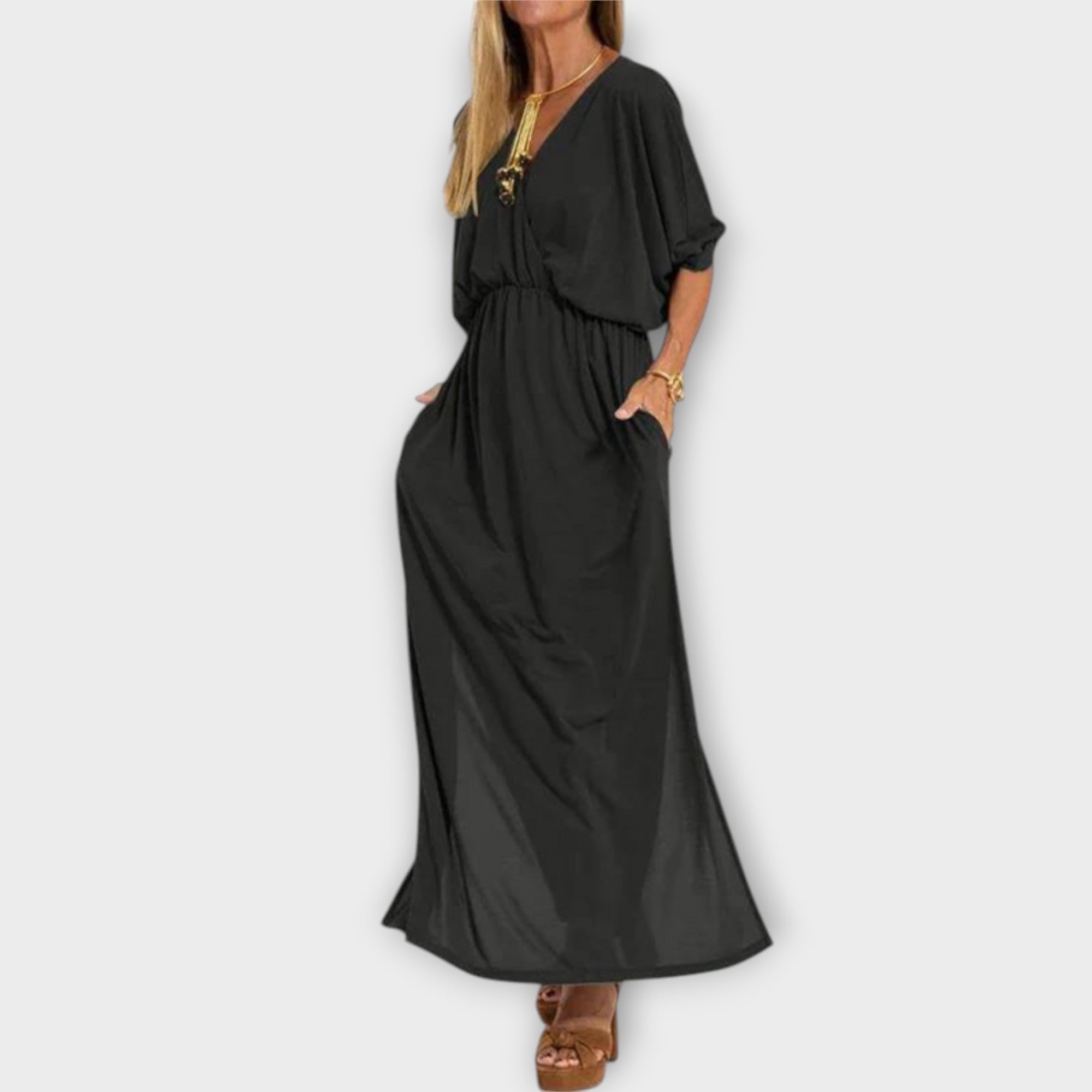 Lani - Retro maxi-jurk