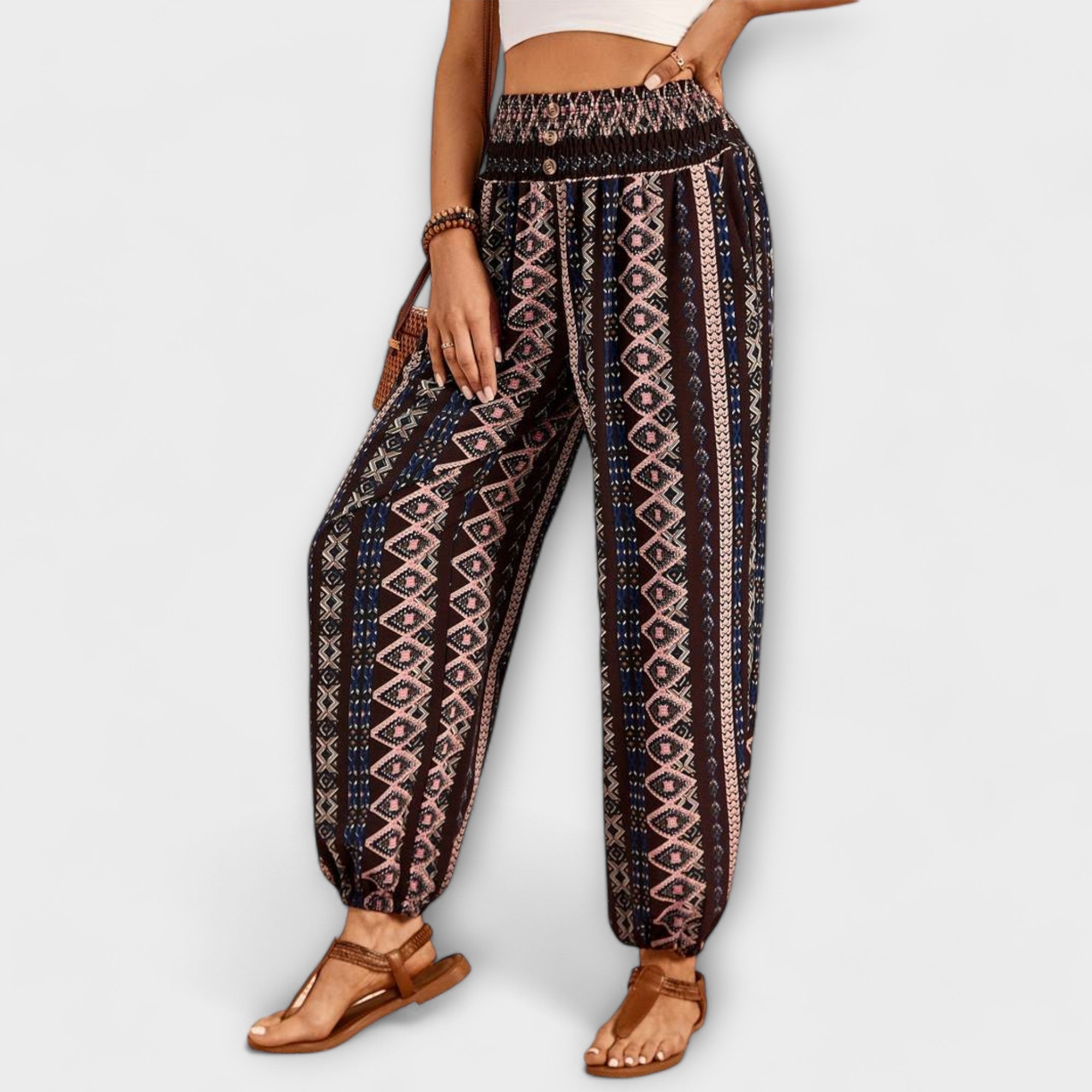 Scarlett - Broek met etnische print