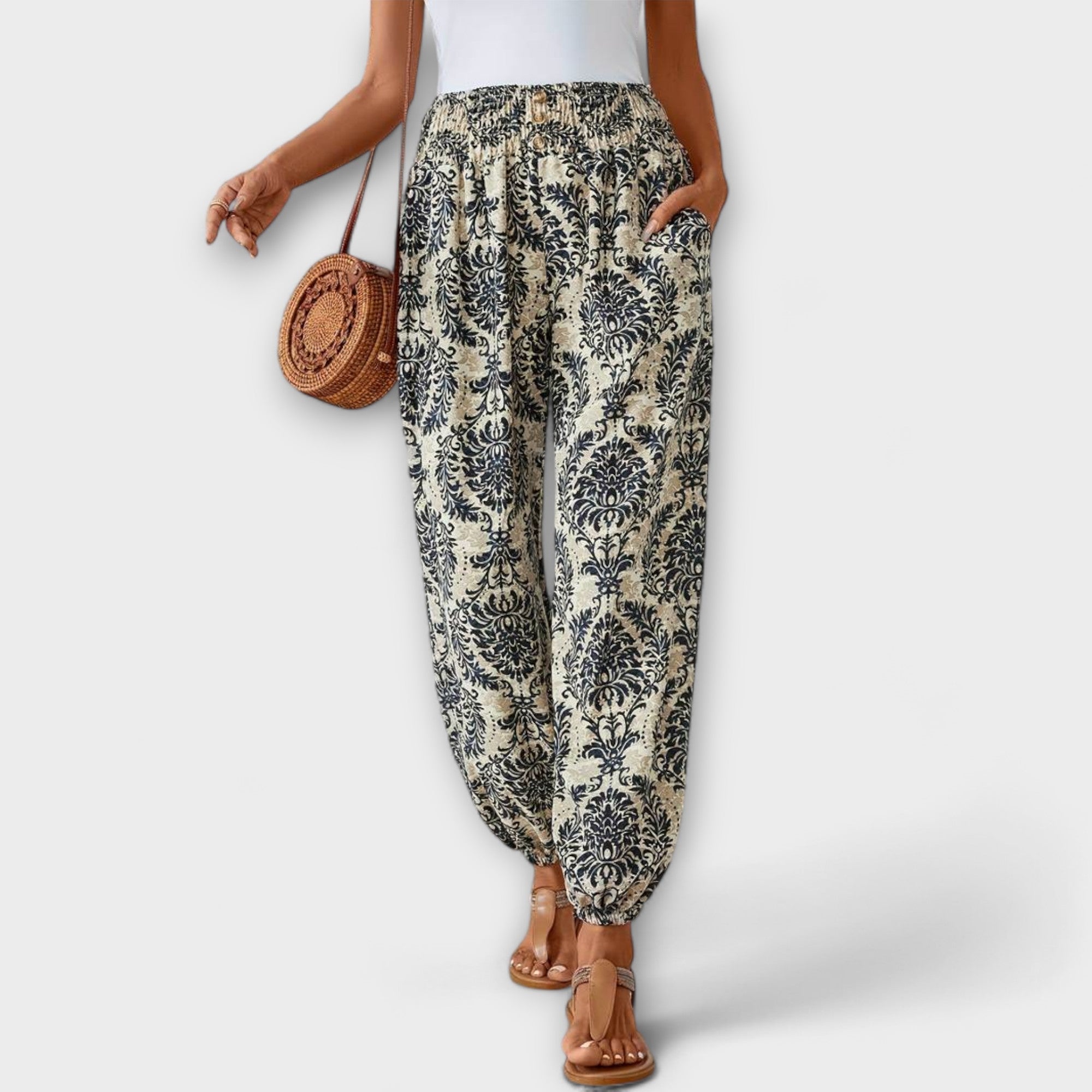 Scarlett - Broek met etnische print