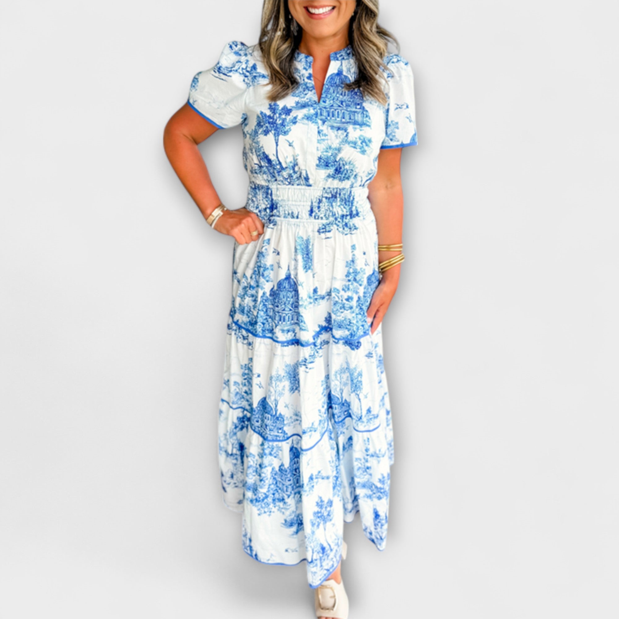 Eliza - Timeless Toilette Maxi Dress