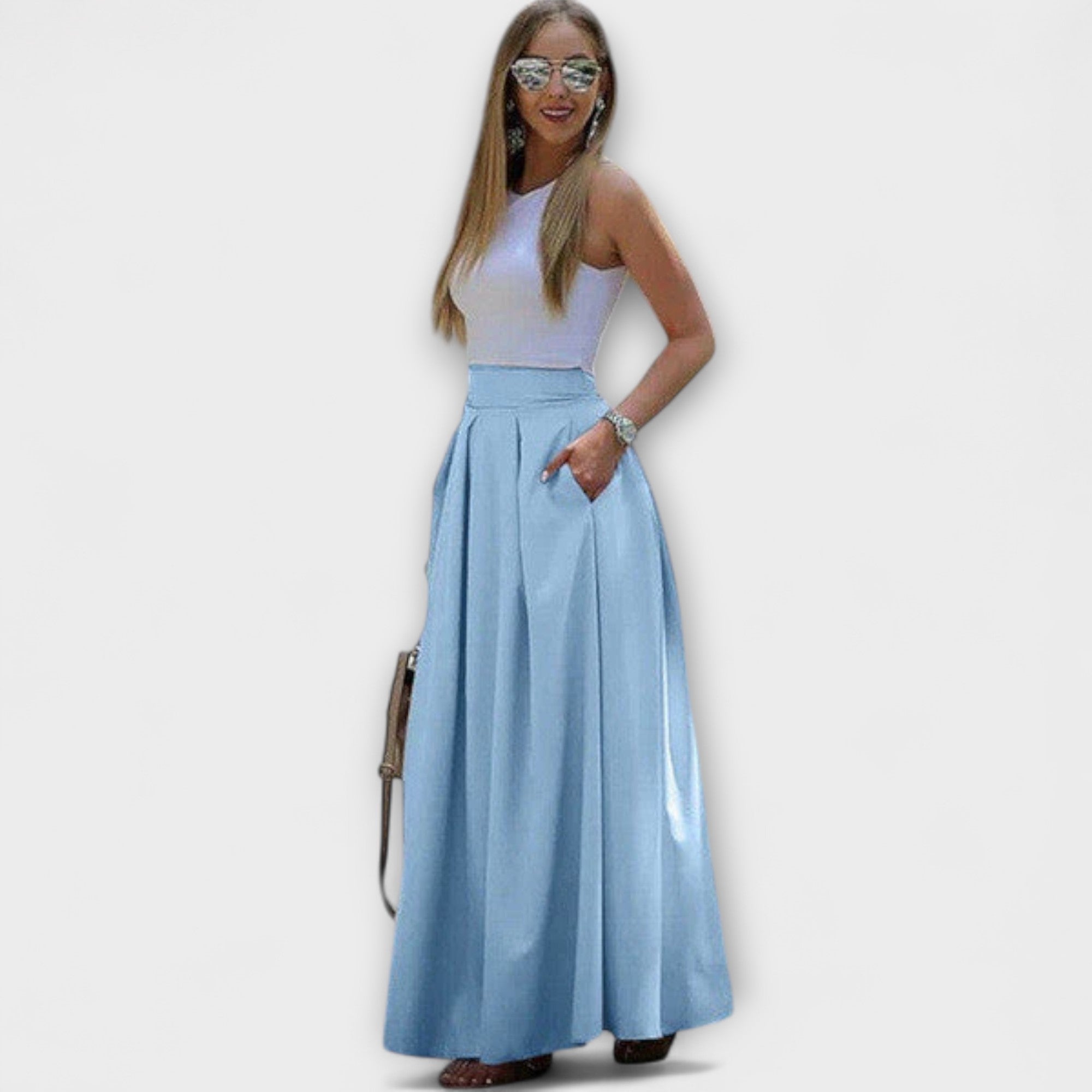 Tzafira - Elegante maxi-rok met hoge taille