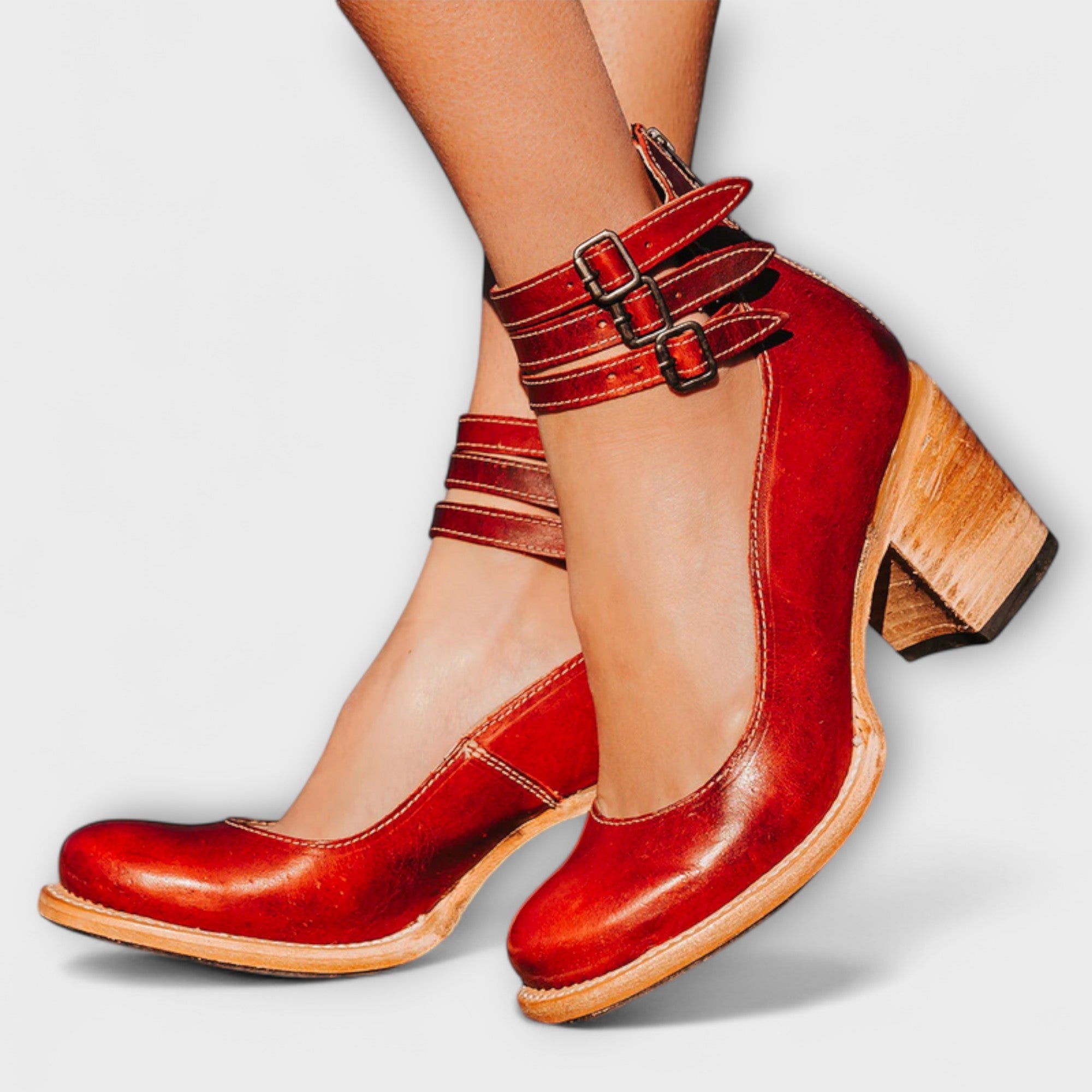 Marisa - Dames schoenen met drievoudige riem