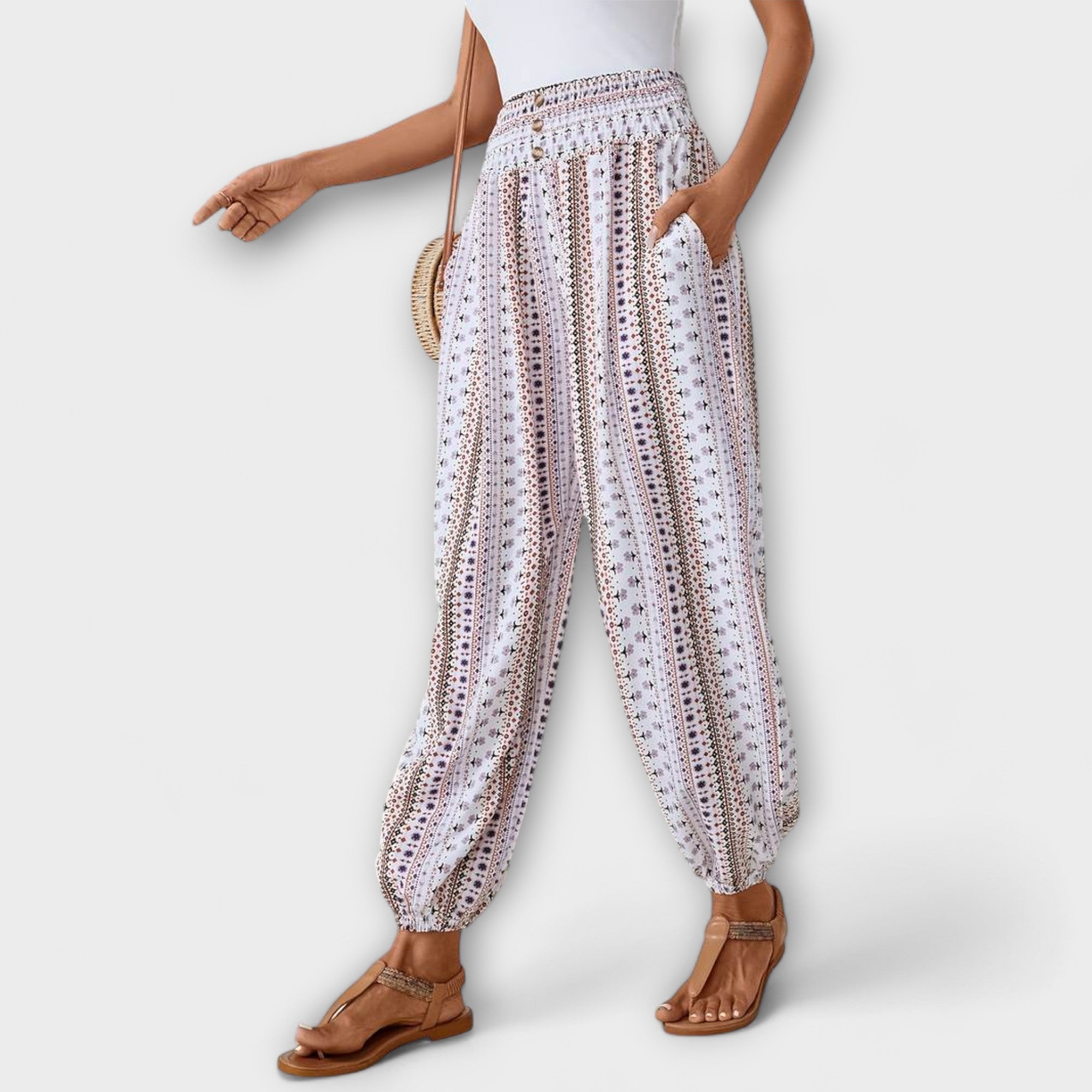Scarlett - Broek met etnische print
