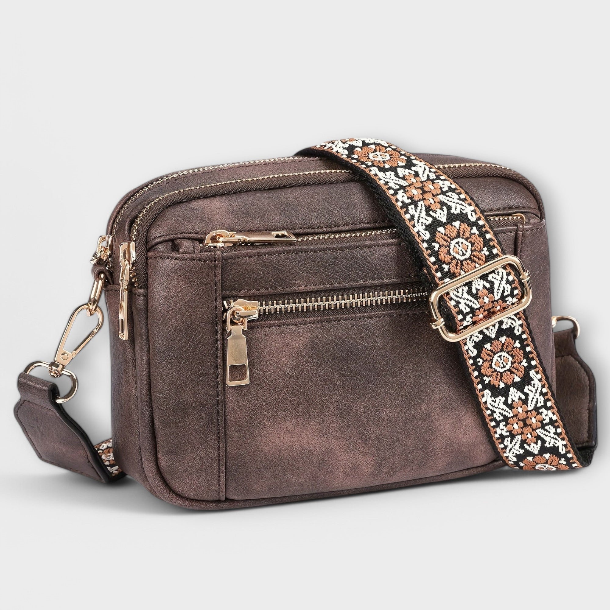 Emilia - Crossbodytas van veganistisch leer
