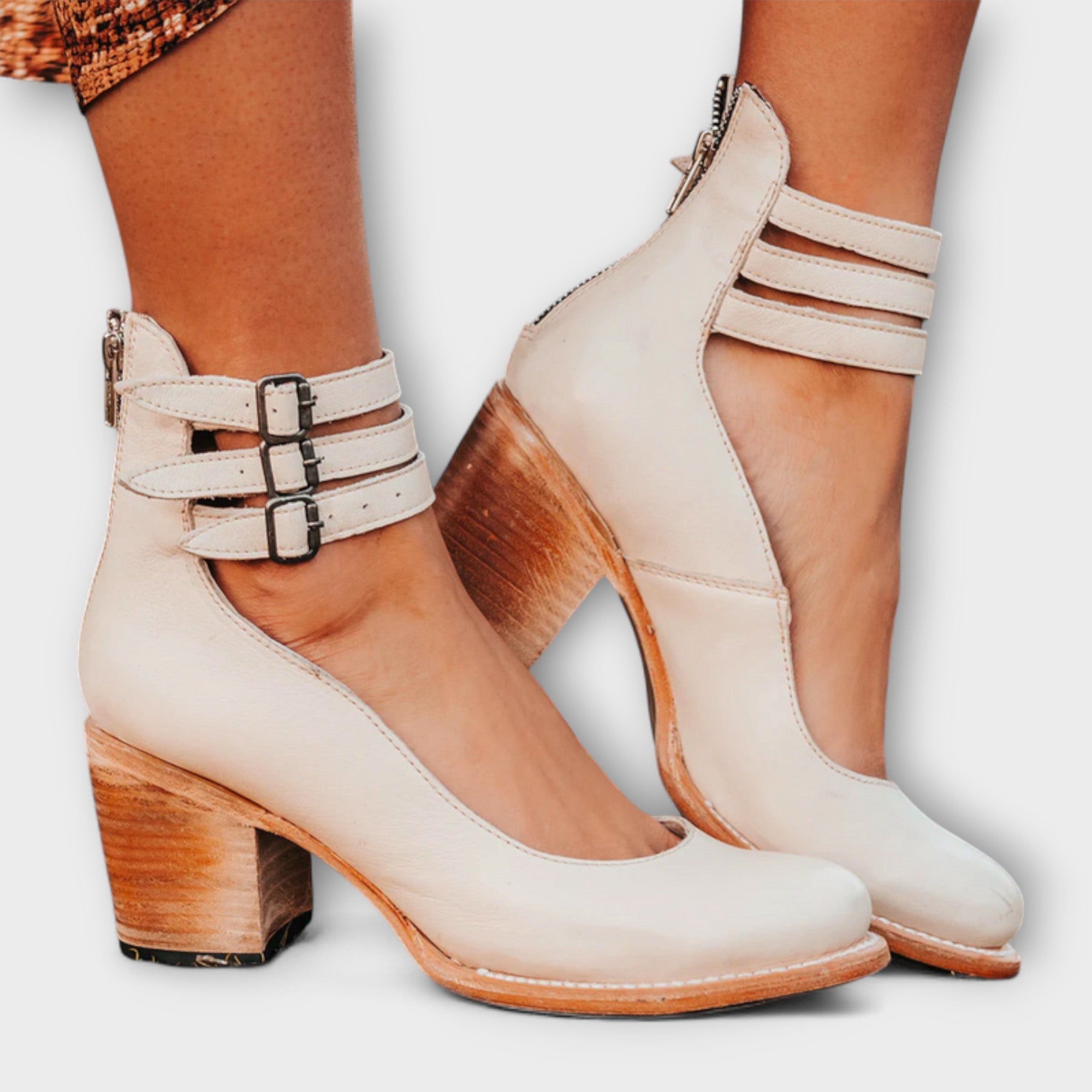 Marisa - Dames schoenen met drievoudige riem