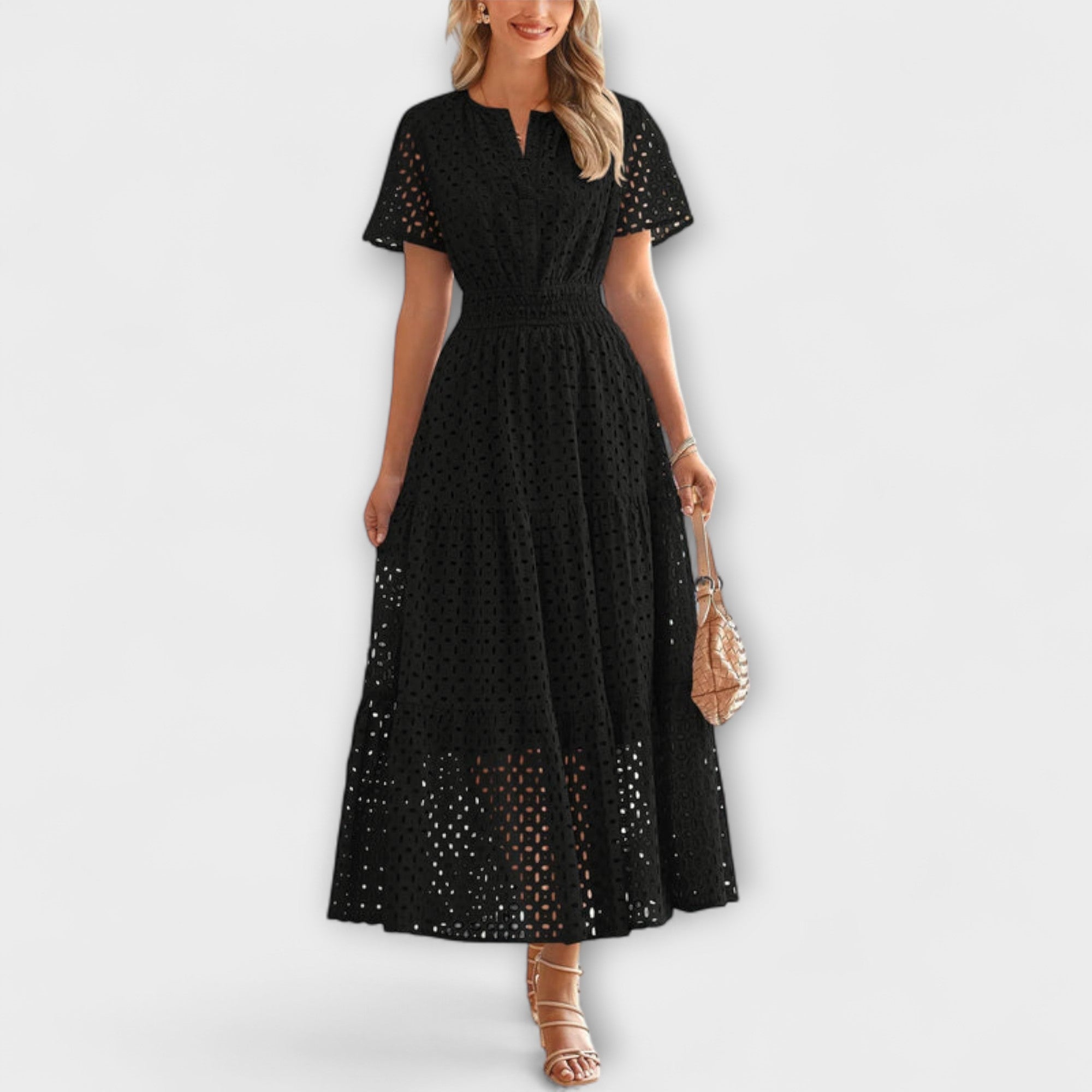 Linette - Elegante kanten zomerjurk