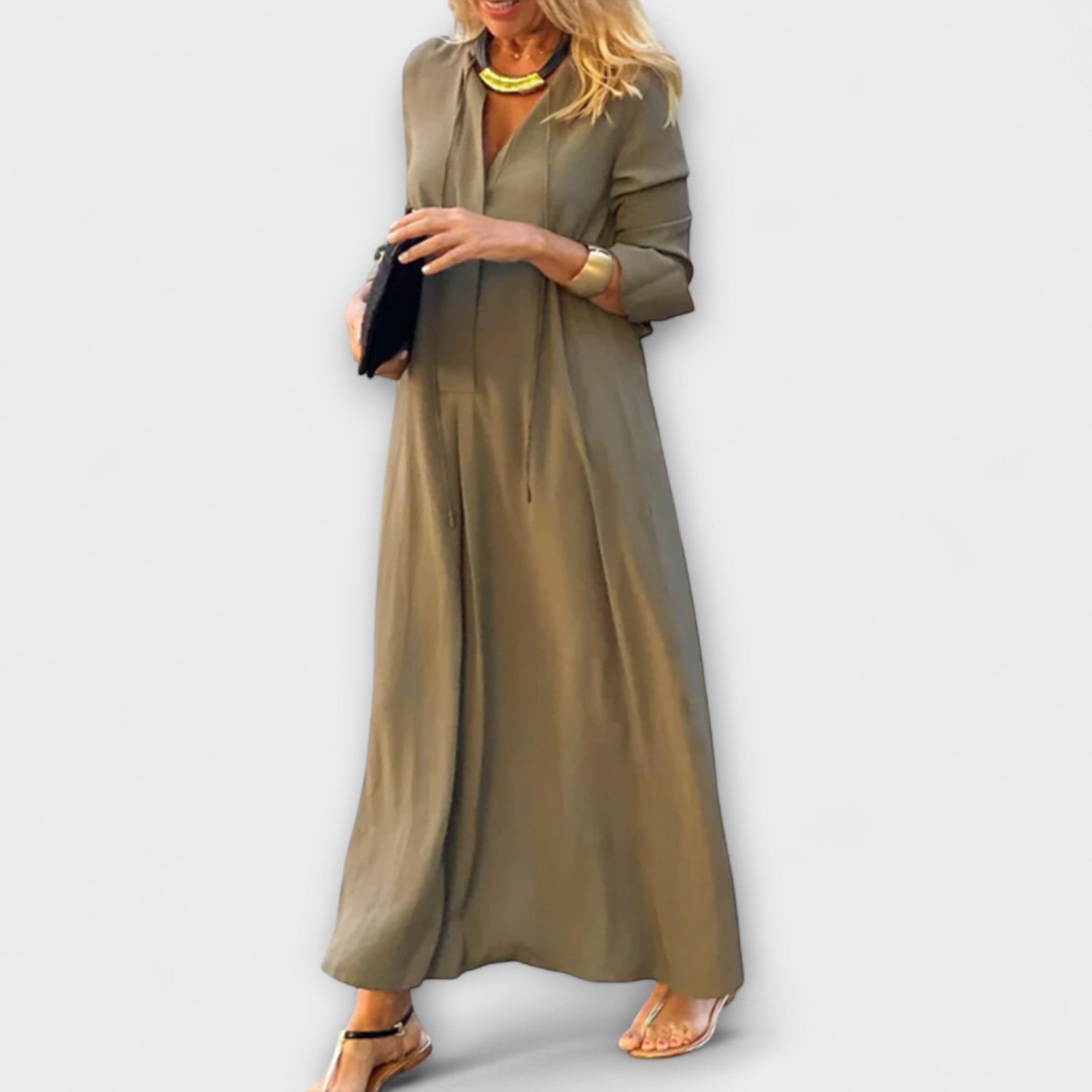 Hannalore - Comfortabele Maxi-jurk