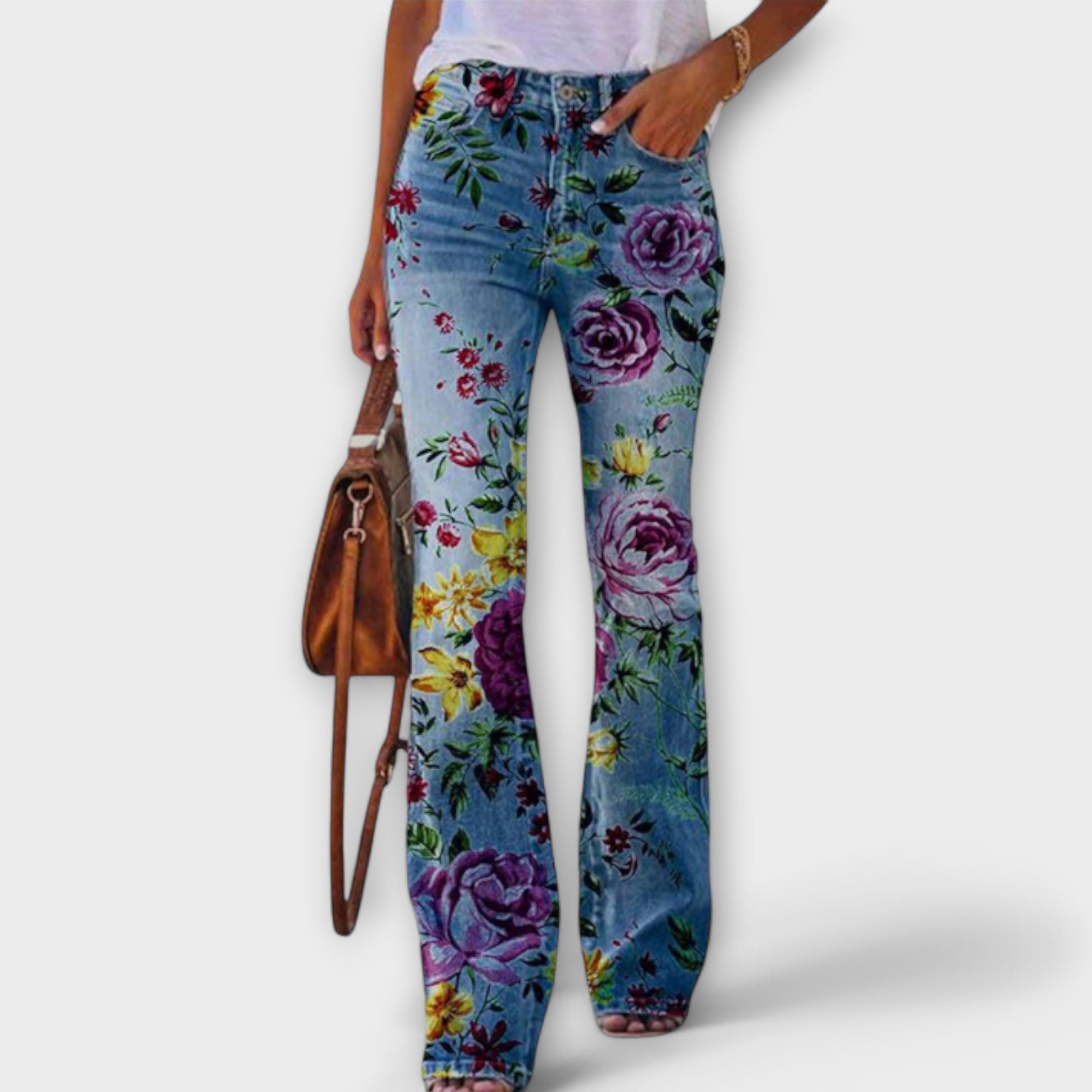 Nina - Broek met bloemen