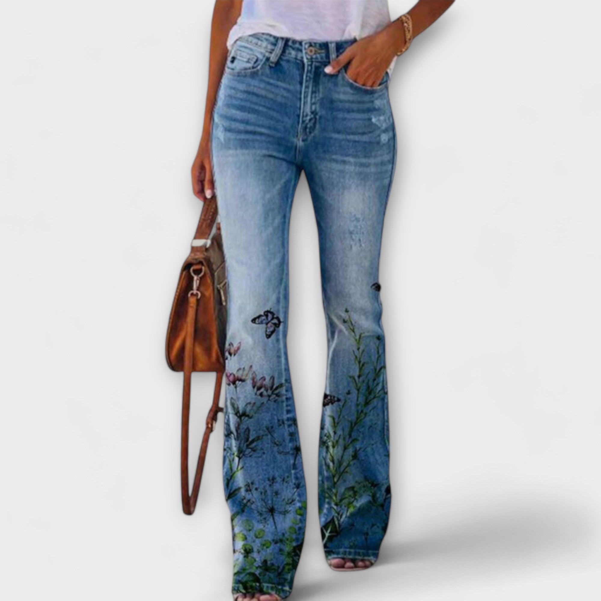Nina - Broek met bloemen
