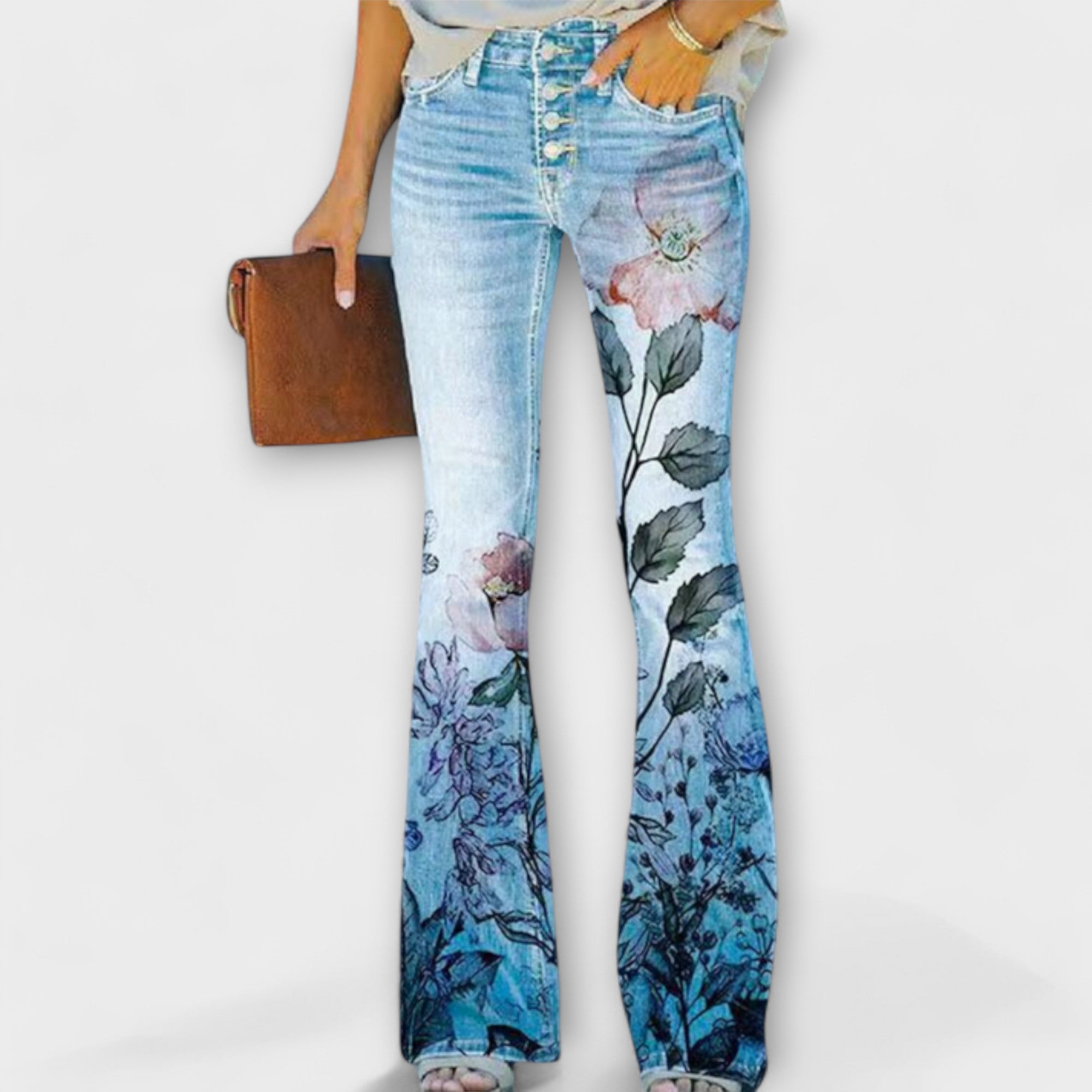 Nina - Broek met bloemen