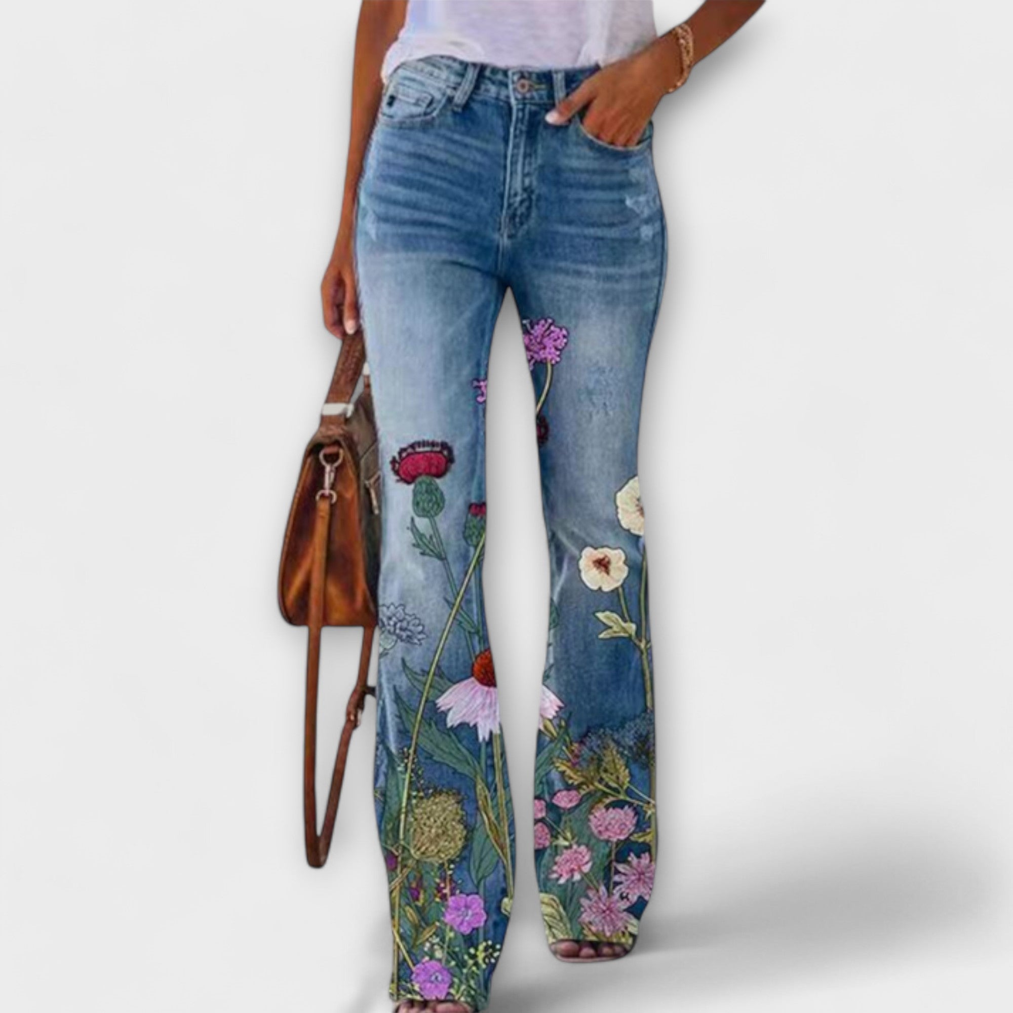 Nina - Broek met bloemen