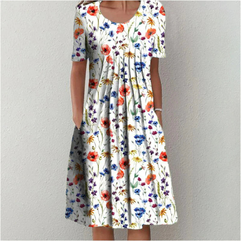 Marta - Midi-jurk met laagjes