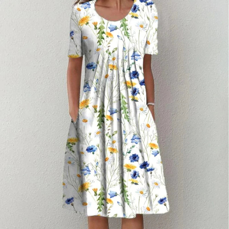 Marta - Midi-jurk met laagjes