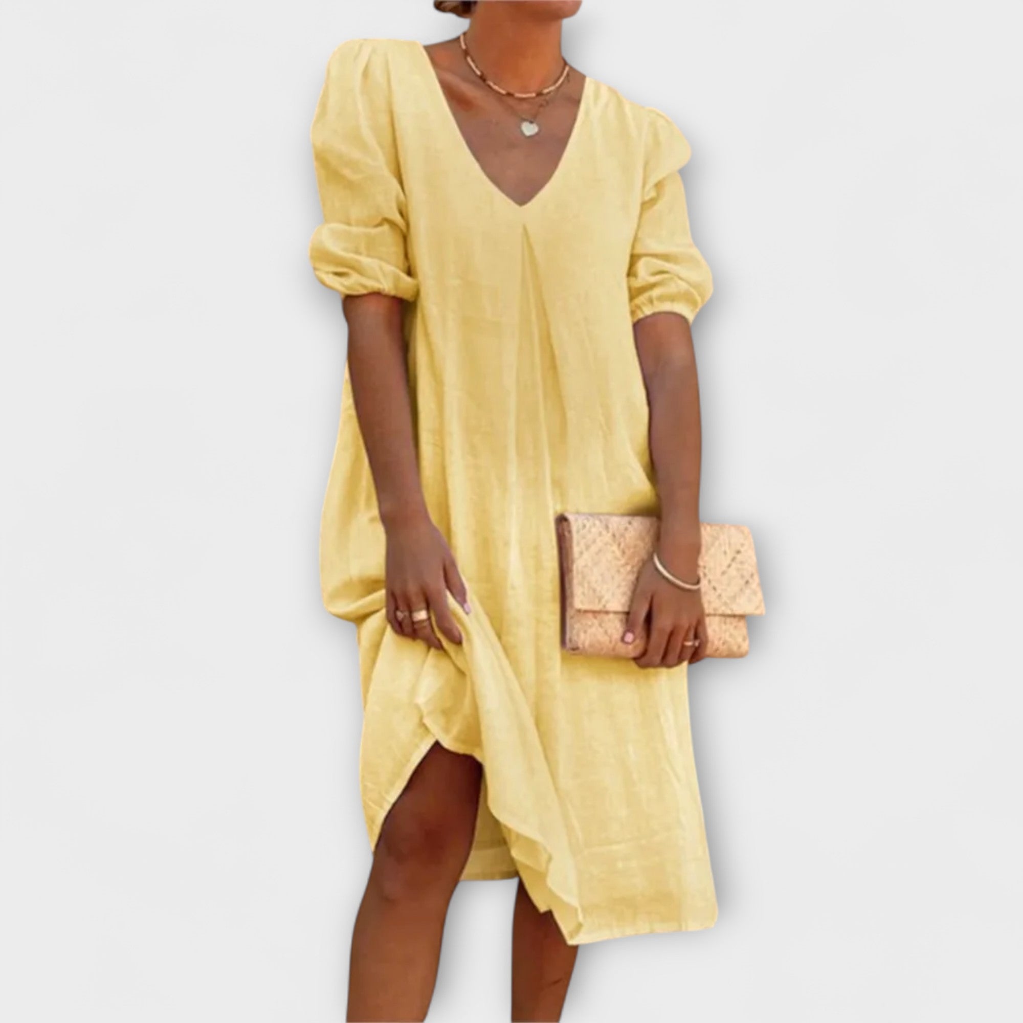 Fanny - Elegante zomerjurk met haakdetails