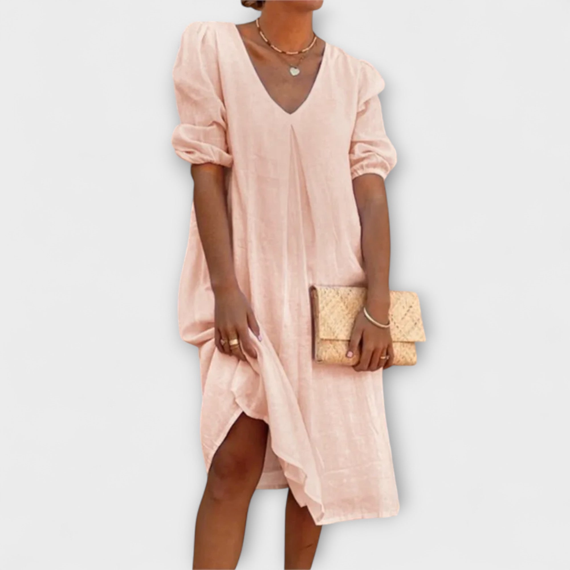 Fanny - Elegante zomerjurk met haakdetails