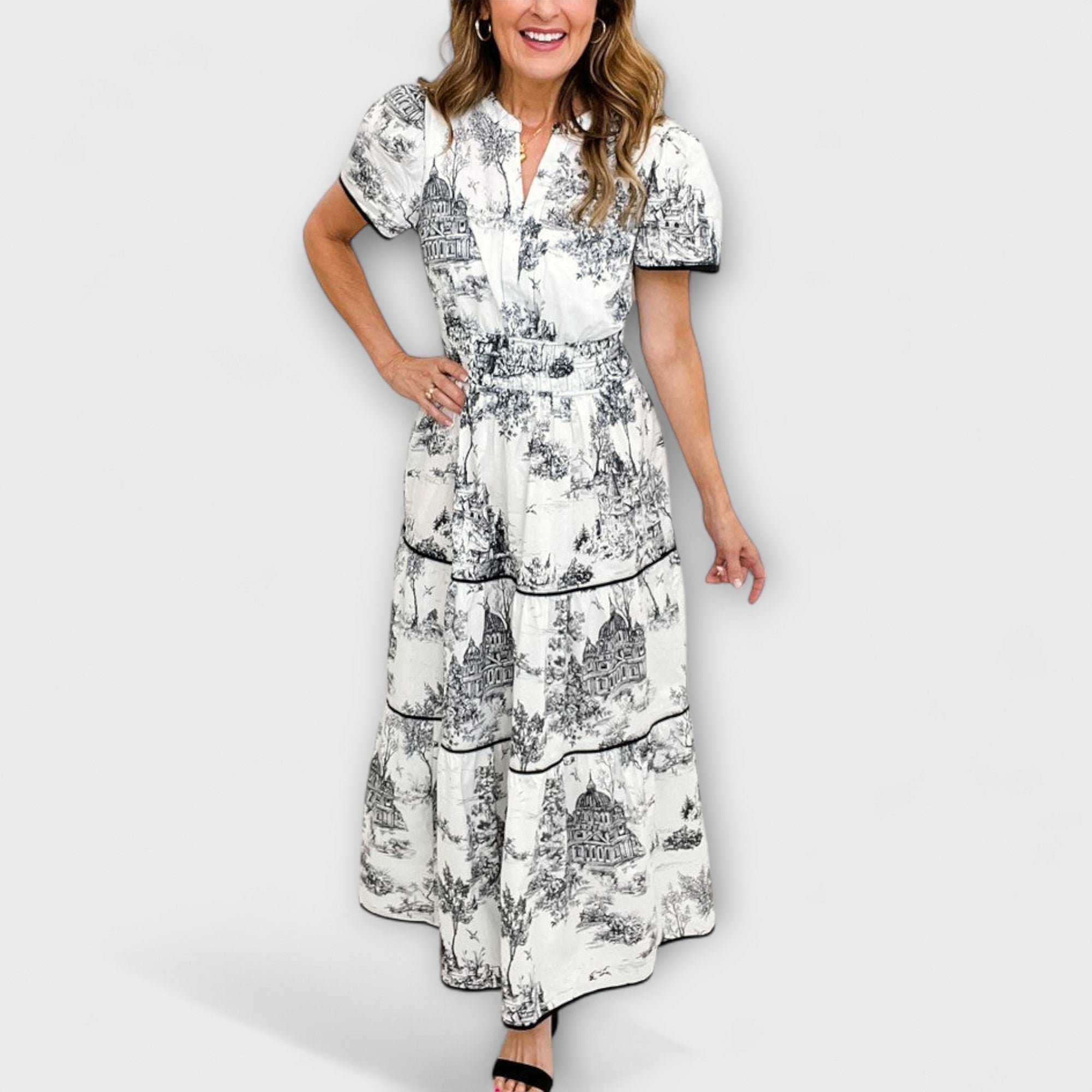 Eliza - Timeless Toilette Maxi Dress