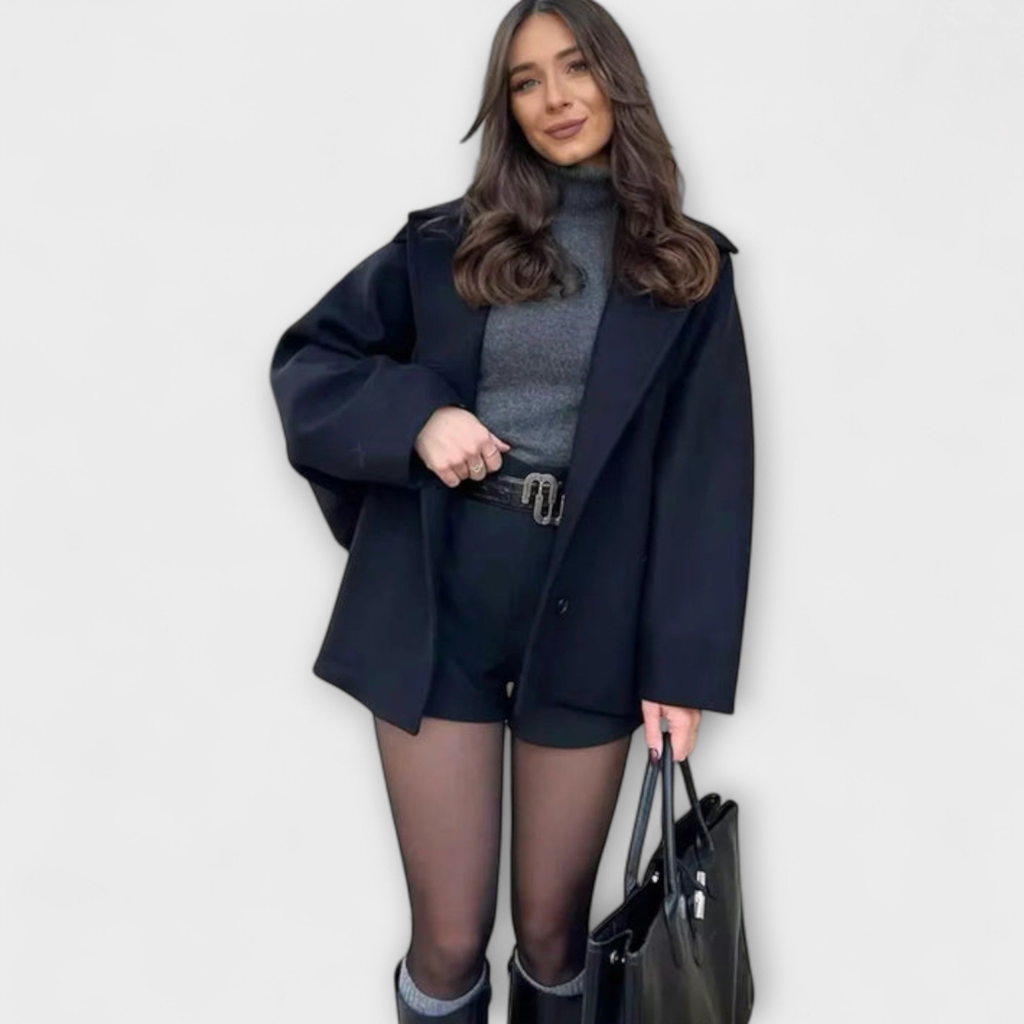 Lovie - Oversized jas met urban chic