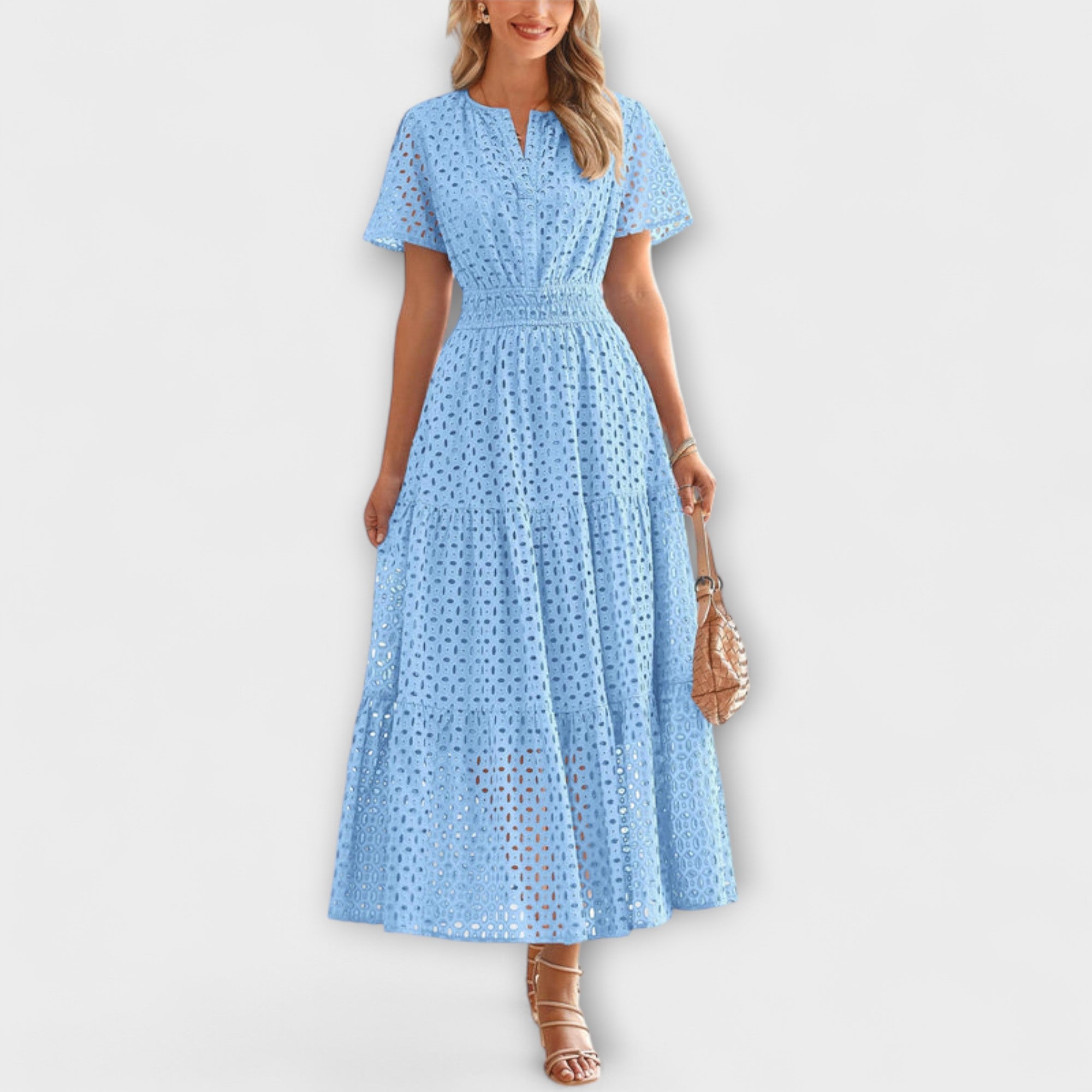Linette - Elegante kanten zomerjurk