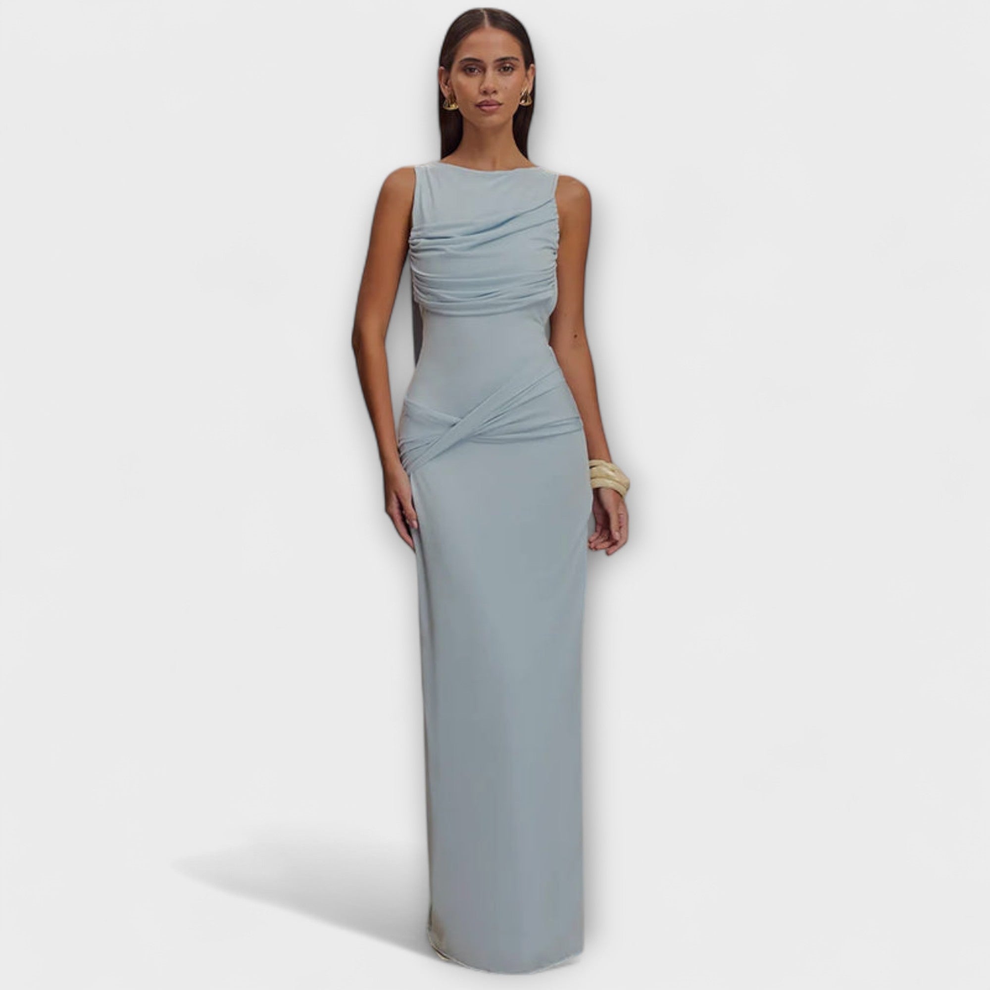 Rieke - Stijlvolle maxi-jurk met hoge split