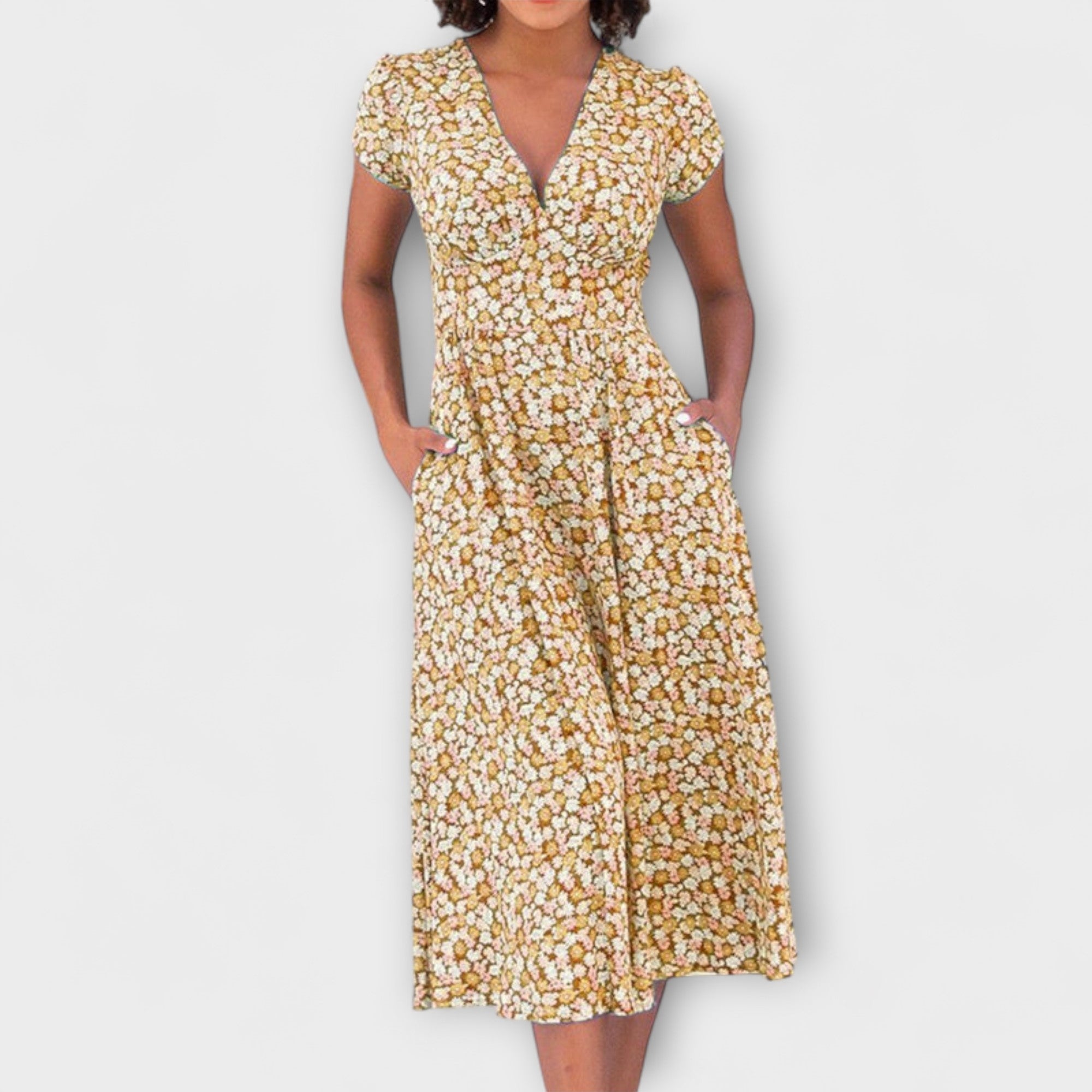 Fienna – Midikleid mit Knopfleiste