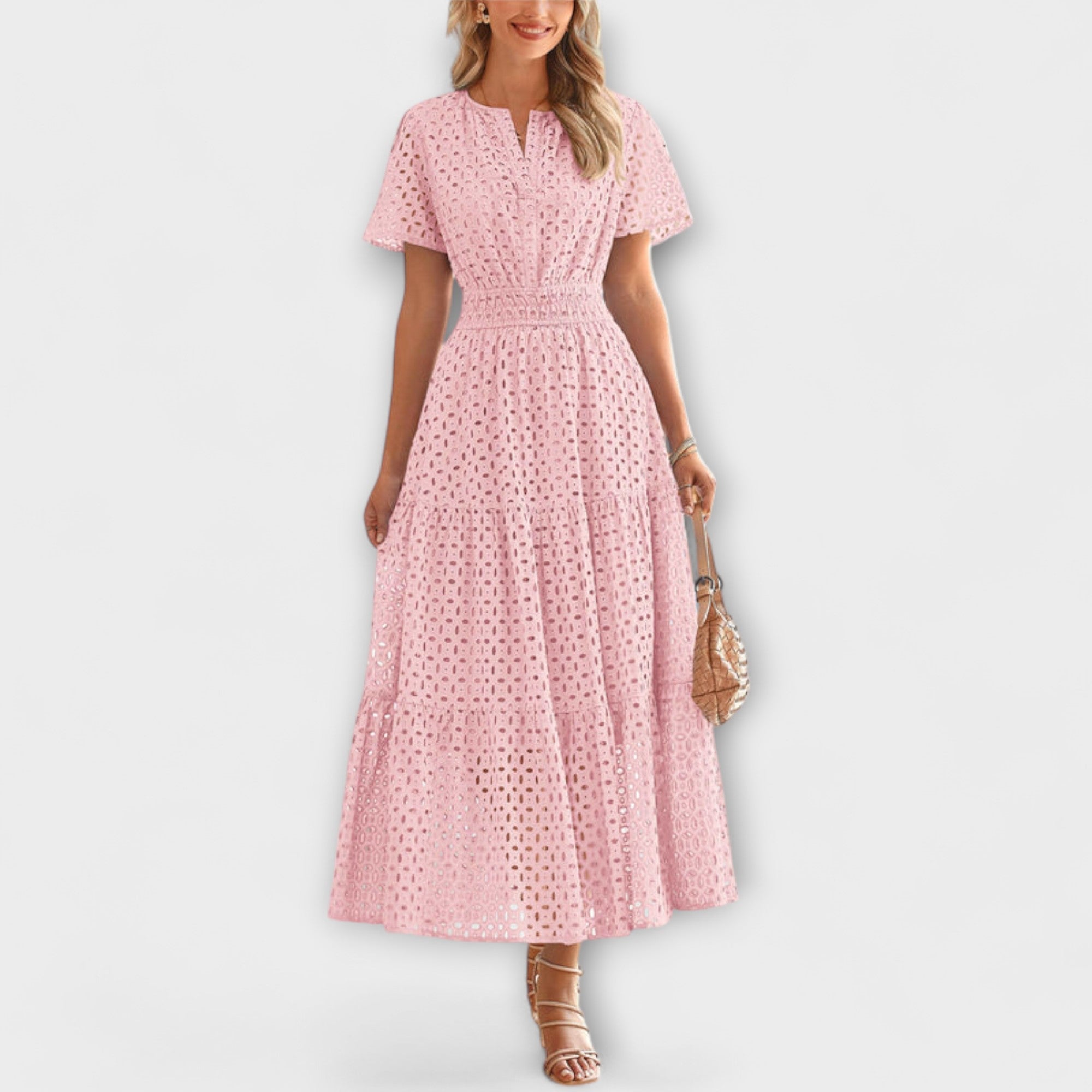 Linette - Elegante kanten zomerjurk