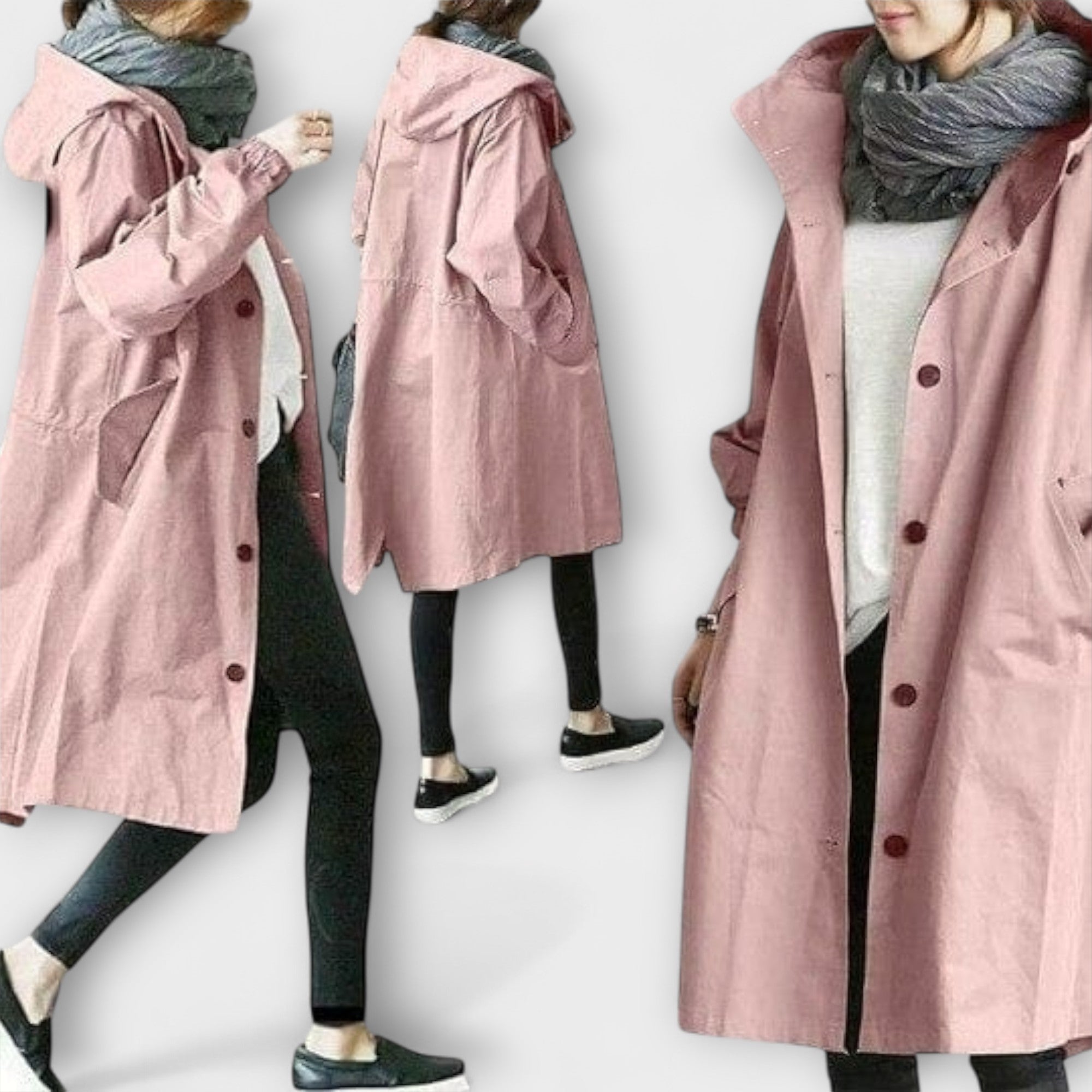 Andréa - Elegante trenchcoat