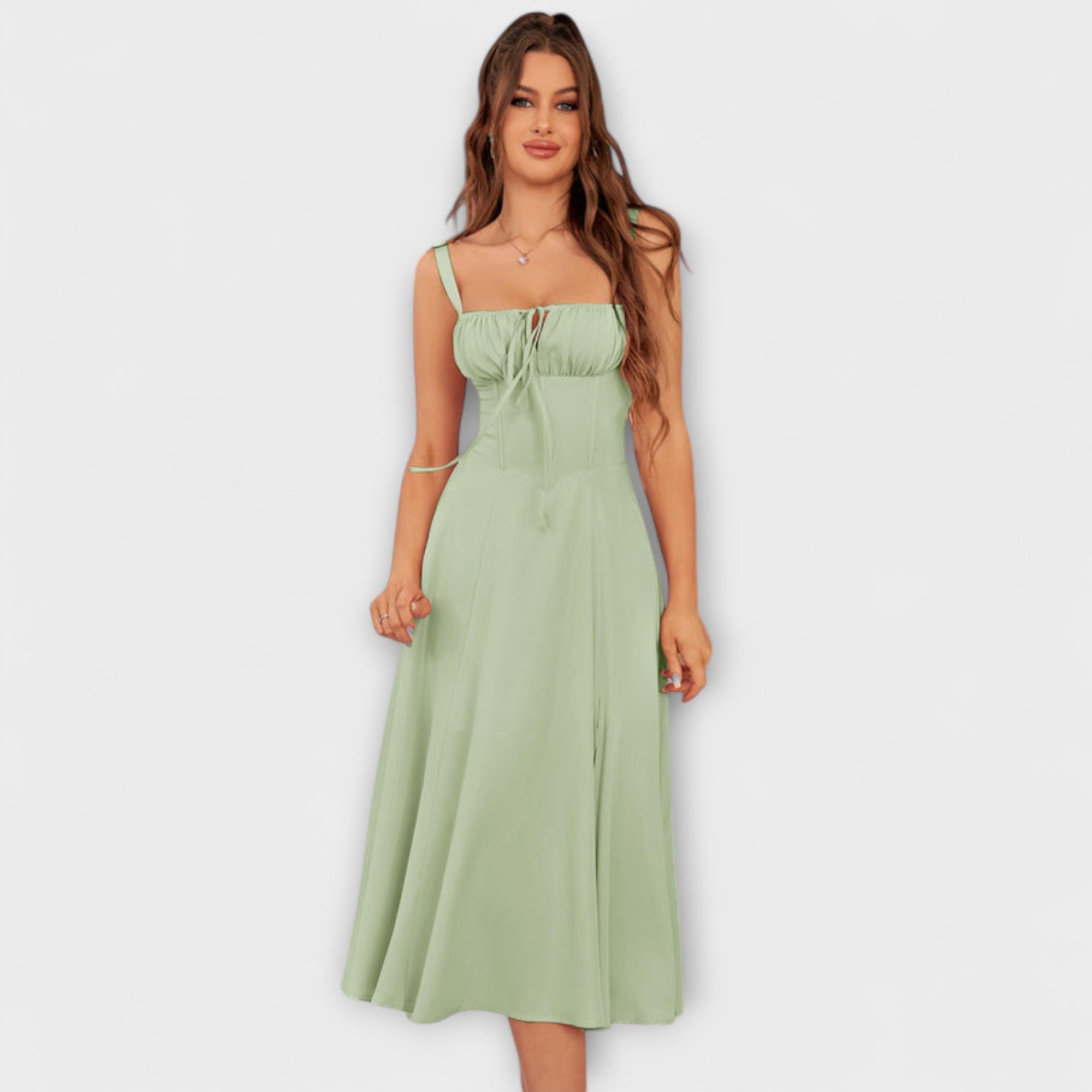 Hope - Jurk met ruches en splitdetail