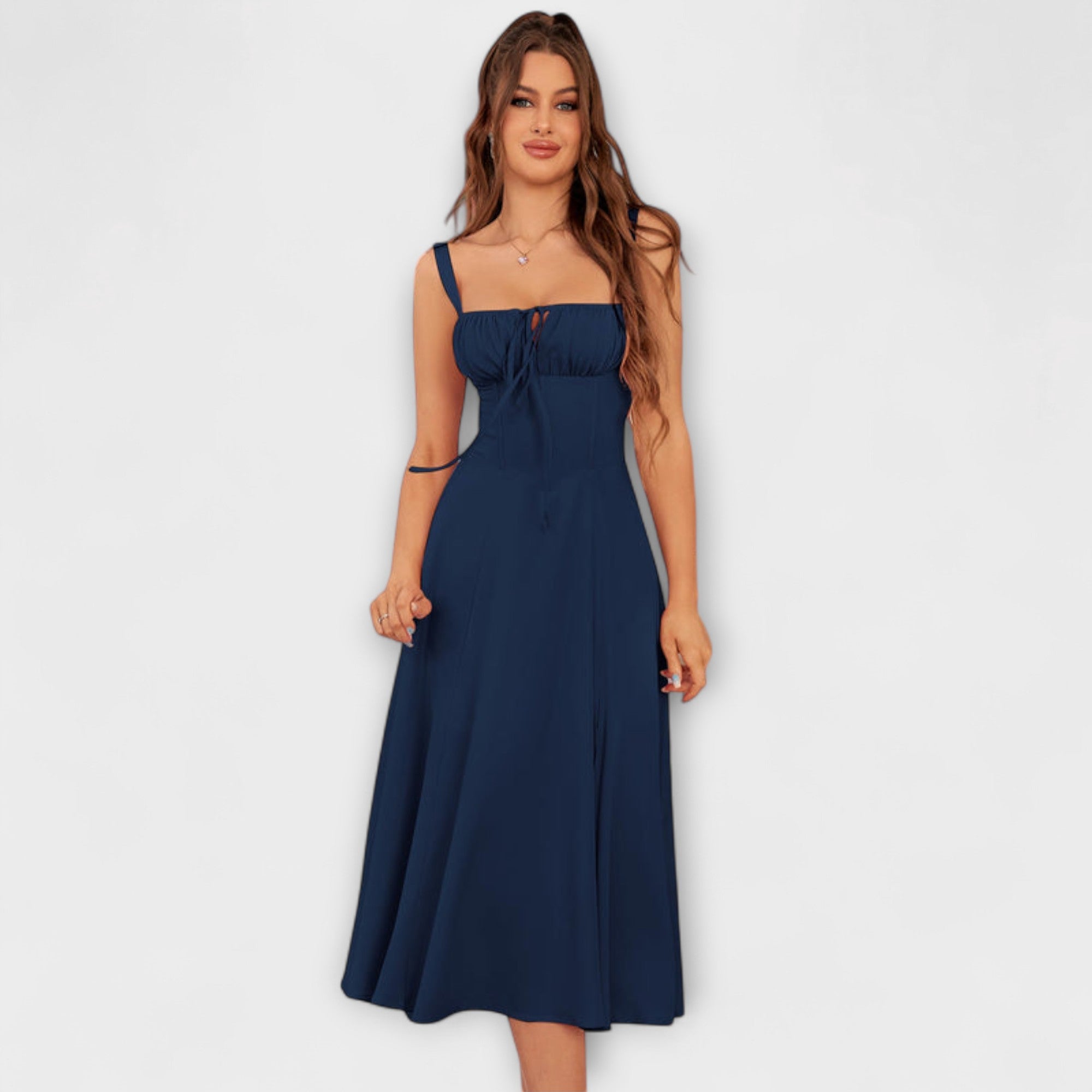 Hope - Jurk met ruches en splitdetail