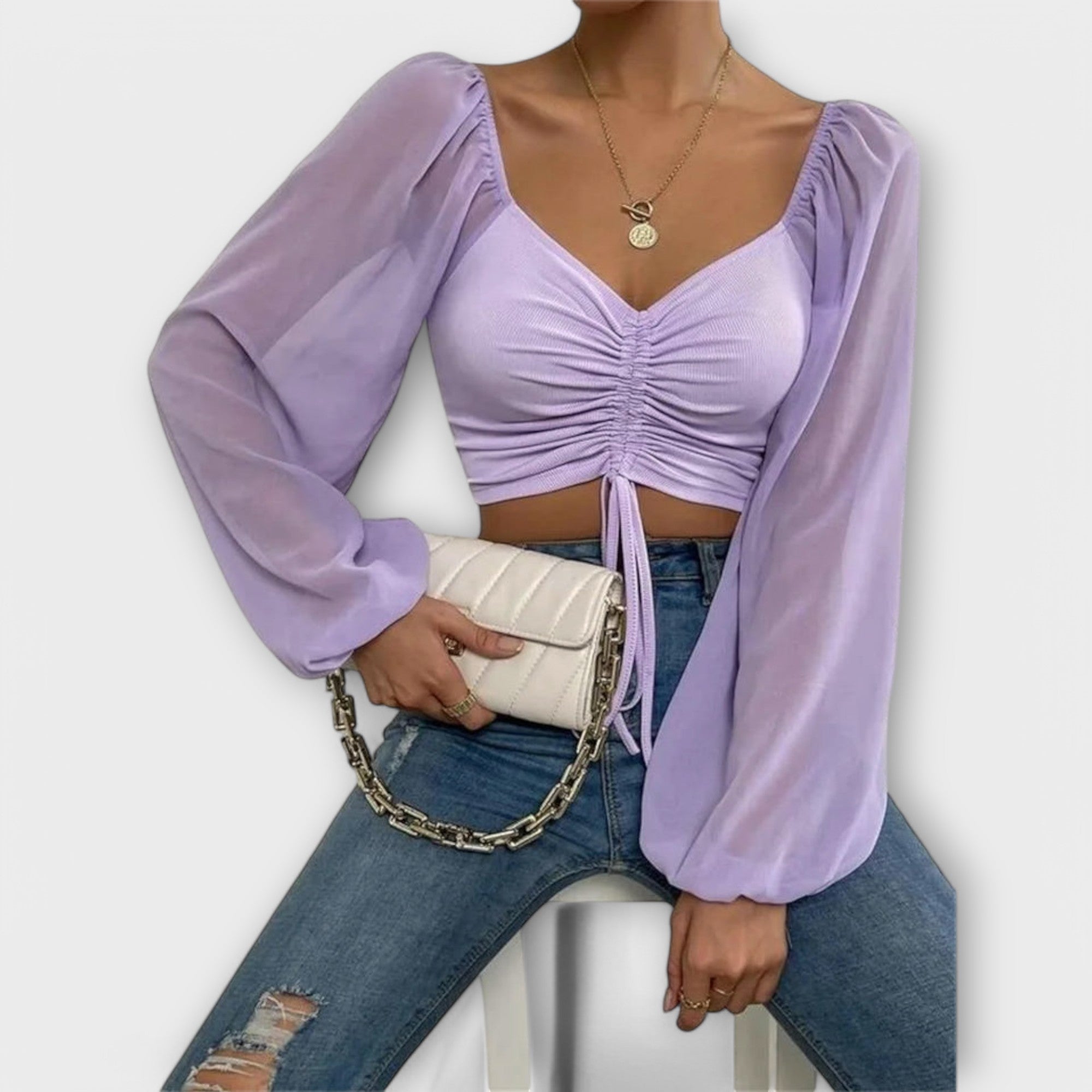 Jacqueline - Veelzijdige avondblouse
