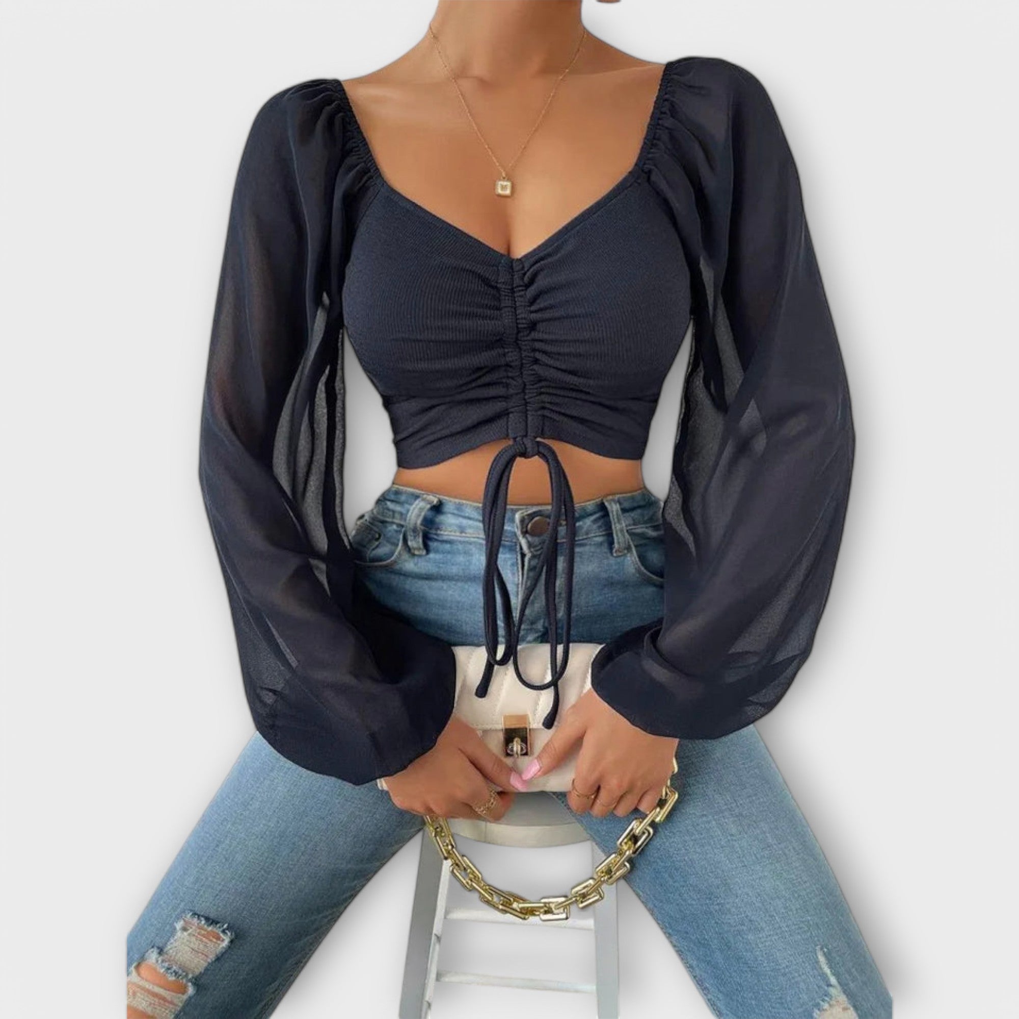 Jacqueline - Veelzijdige avondblouse