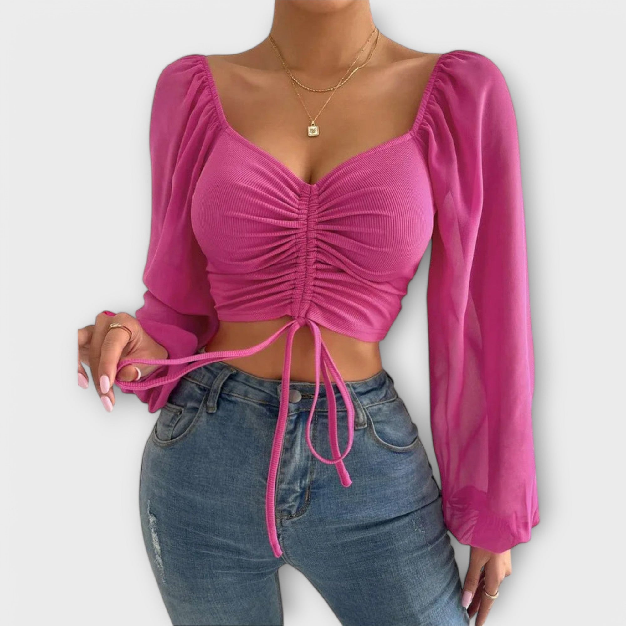 Jacqueline - Veelzijdige avondblouse