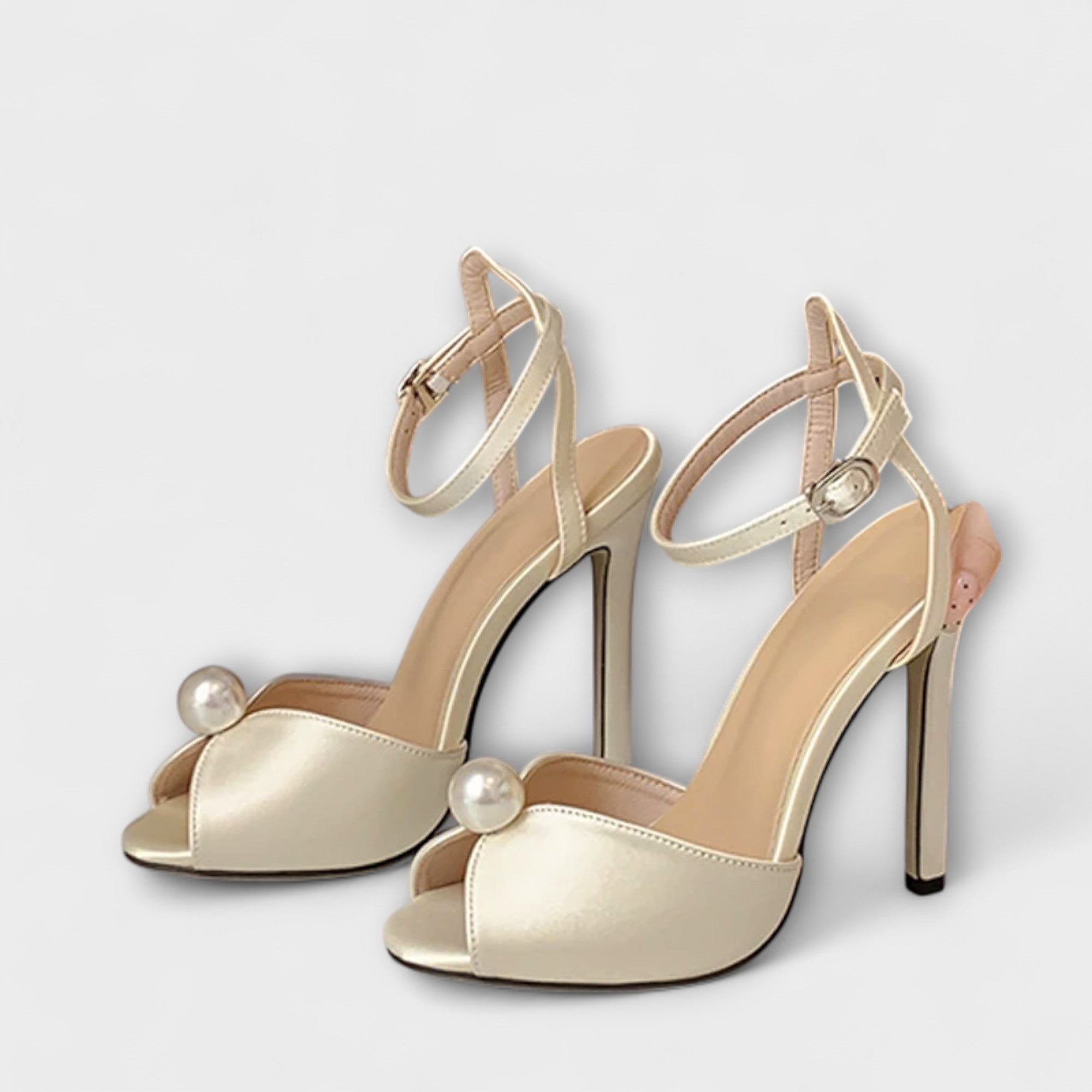 Liyke - Hoogwaardige Comfortabele Zijden Peep Toe
