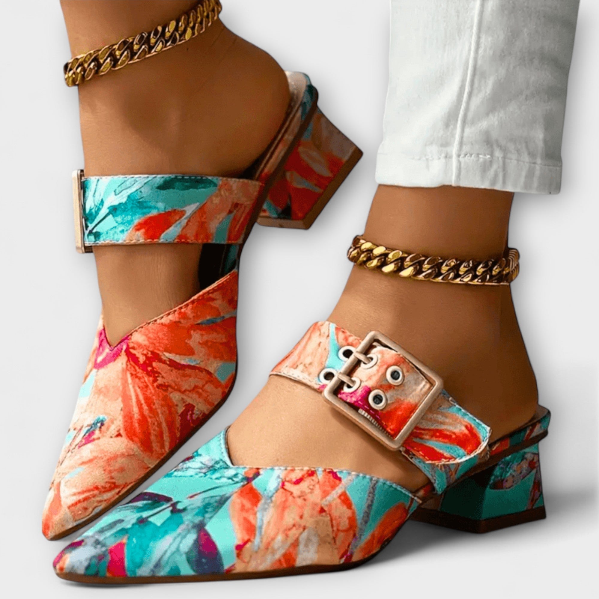 Eleanor - Comfortabele Orthopedische Damesschoenen Met Hak