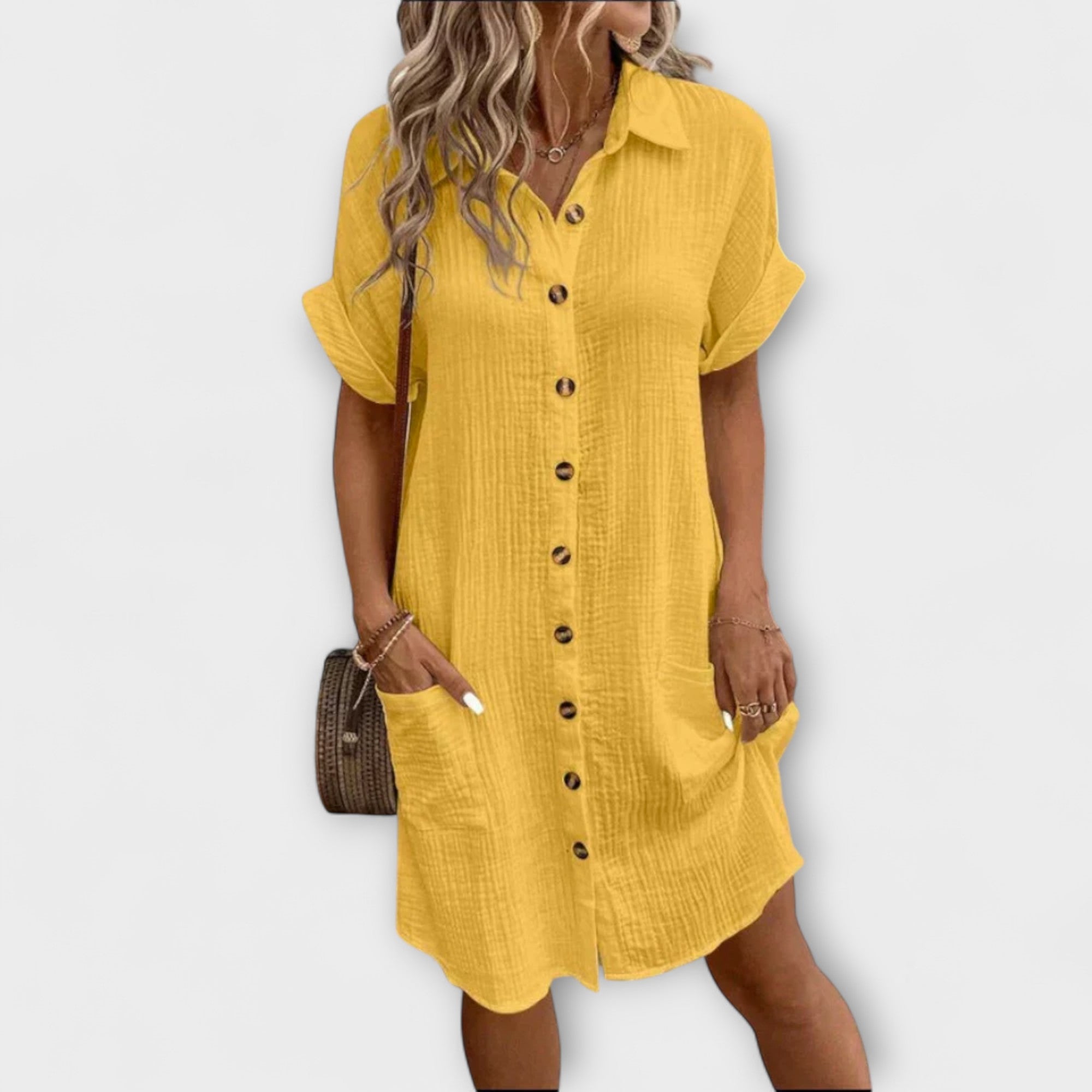Aria - Klassieke Polo Casual Jurk